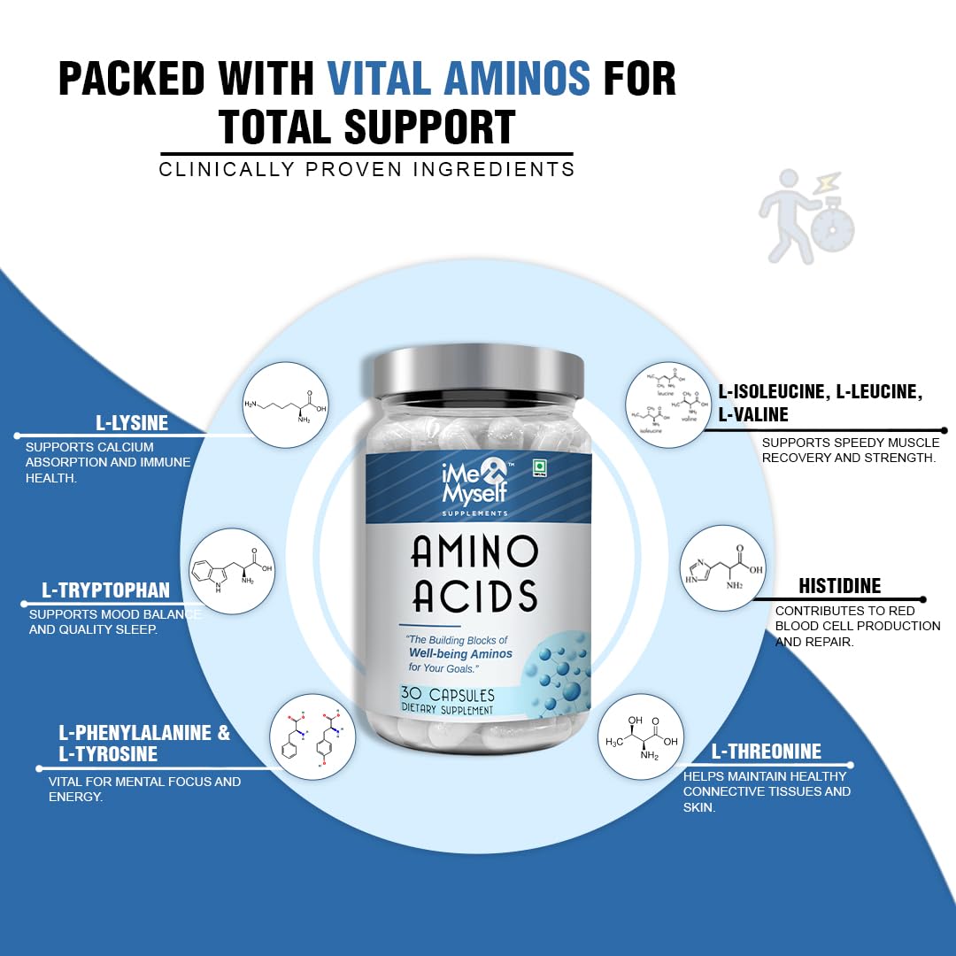 iMeMyself Amino Acid | 30 Veg Capsules iMeMyself buy supplements Au