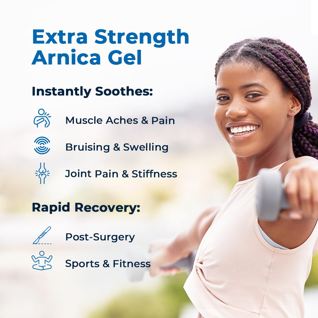 VitaMedica Arnica Gel Plus 15 Healing Plant Compounds, Extra Strength Formula for Bruising, All-Natural Plant-Based Topical Gel VitaMedicaBuy Supplements Australia