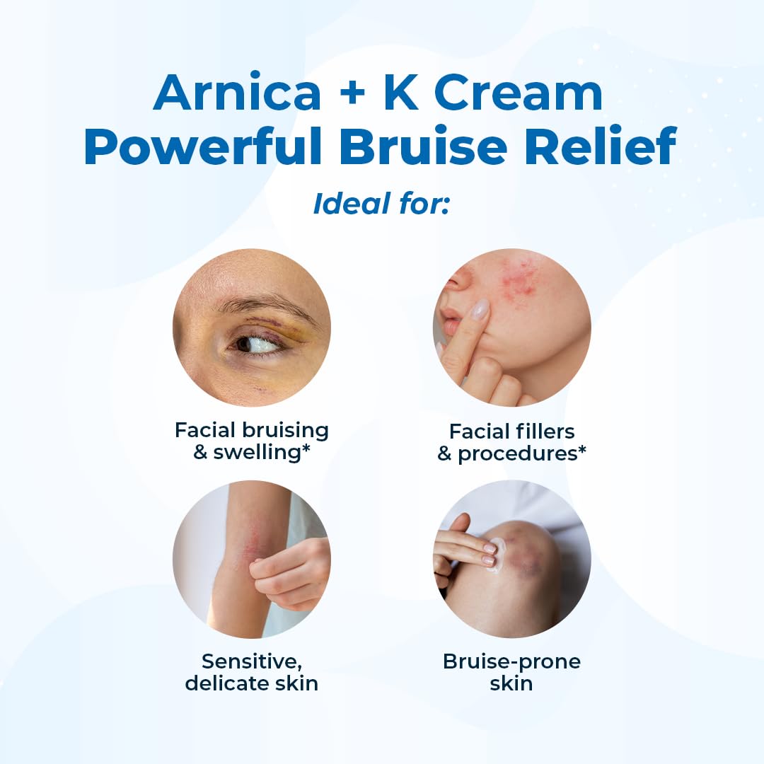 VitaMedica Arnica + Vitamin K Bruise Recovery Cream for Face & Under-Eye, Sensitive-Skin Formula, Post-Procedure Support, 0.5 oz VitaMedicaBuy Supplements Australia