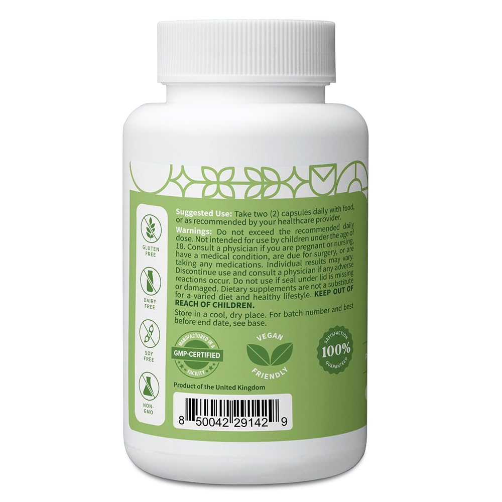 Pattern Wellness Vision Complex Supplement – Daily Eye & Visual Function Support – Herbal Extract & Vitamin Blend – 60 Vegan Capsules Pattern WellnessBuy Supplements Australia