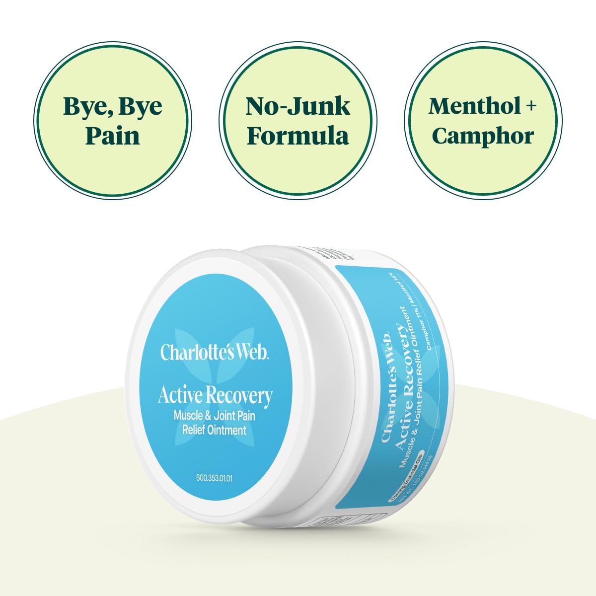 Charlotte's Web Active Recovery Muscle & Joint Relief Ointment 1.55oz Charlotte's WebBuy Supplements Australia