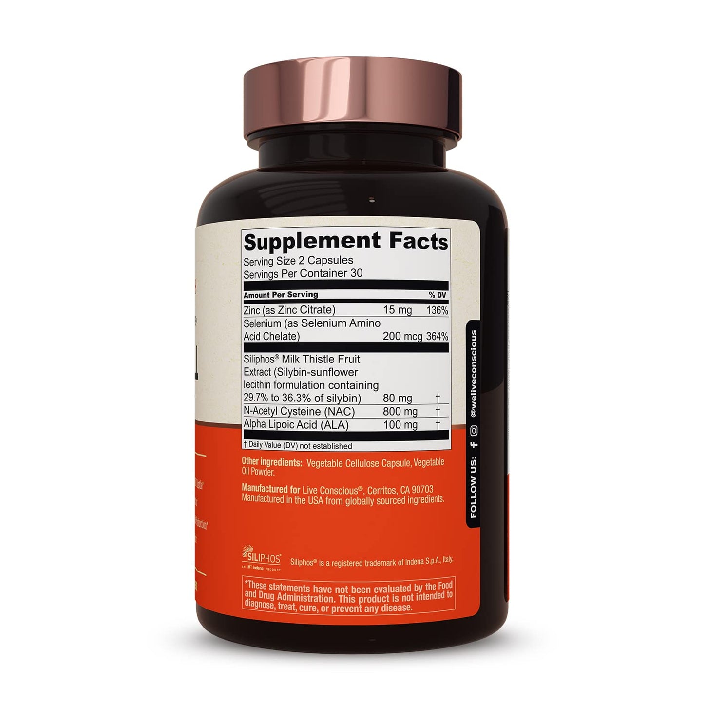 LiverWell Liver Cleanse, Rejuvenation, Metabolic Support - Liver Supplement for Liver Health w/Highly Bioavailable Milk Thistle Extract, N-Acetyl Cysteine,