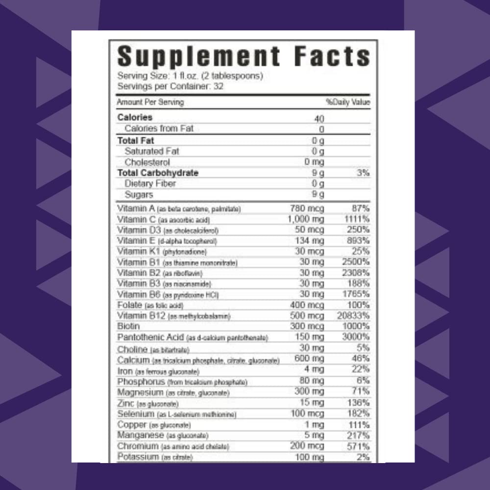 Youngevity Ultimate Classic® - Mega Multi-Vitamin & Mineral Complex - 16 Vitamins, 70+ Minerals, 12+ Amino Acids, Grape Seed, CoQ10, and More - Highly Absorbable Liquid (32 Fl Oz - Pack of 1) YoungevityBuy Supplements Australia