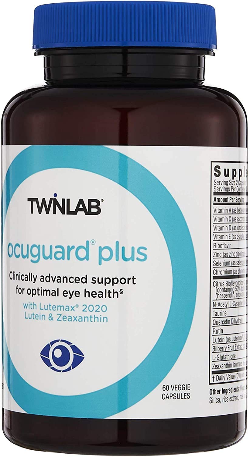Twinlab Ocuguard Plus - Eye Supplement with Zinc, Vitamin A, C & D - 60 Veggie Capsules Twinlab buy supplements Au