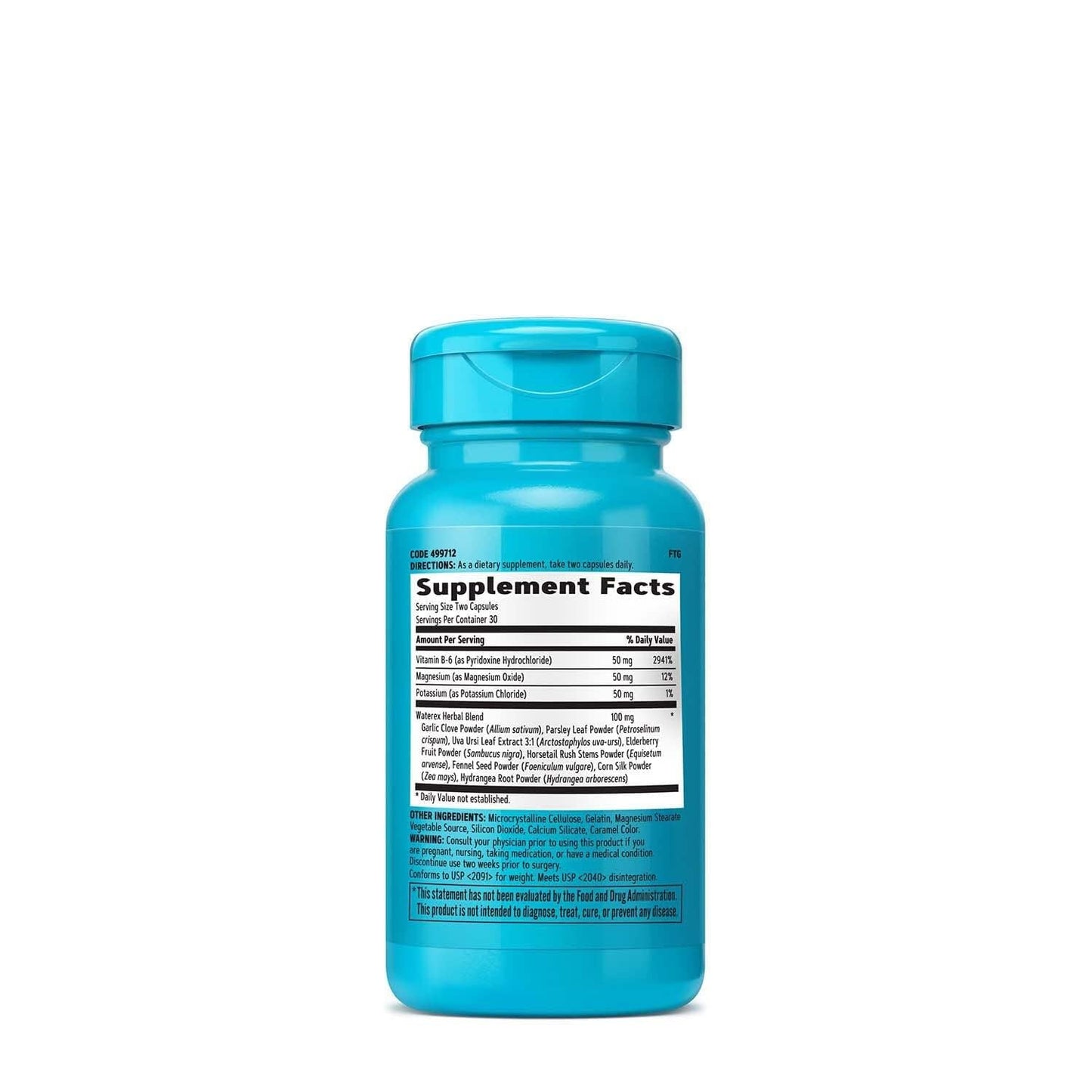 GNC Total Lean Waterex, Helps Regulate Water Balance, Enhanced with Vital Electrolytes, 60 Capsules GNCBuy Supplements Australia