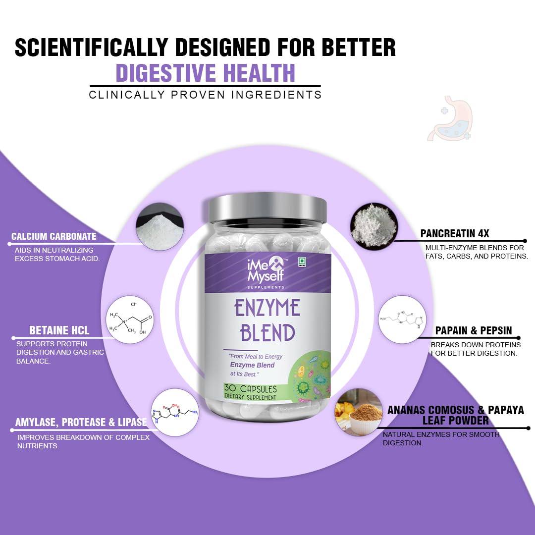iMeMyself Enzyme Blend | 30 Veg Capsules iMeMyself buy supplements Au