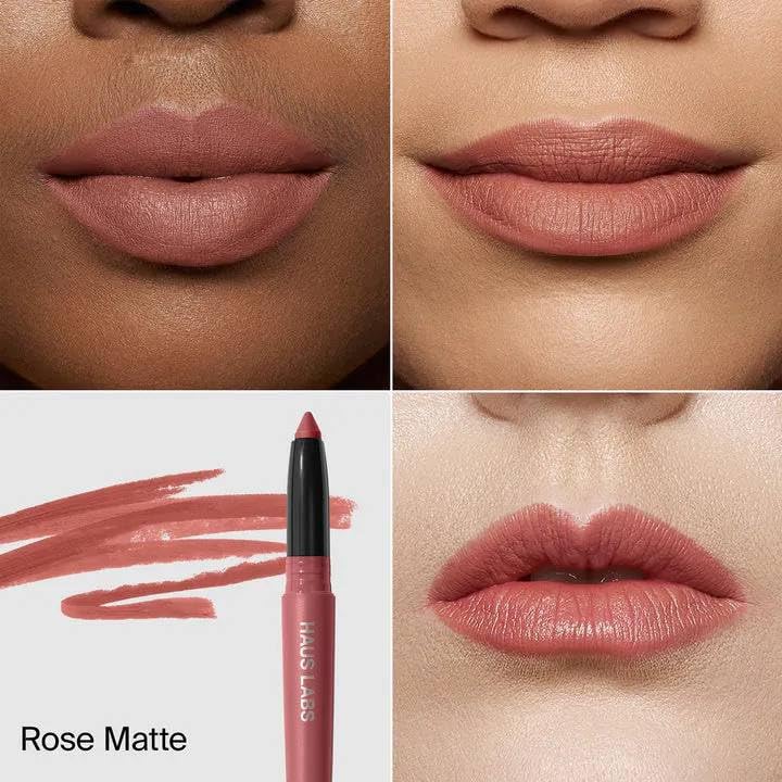 HAUS LABS BY LADY GAGA Le Monster Lip Crayon Rose Matte & ENTEL Aloe vera Sheet Masque (BONUS) HAUS LABS BY LADY GAGABuy Supplements Australia