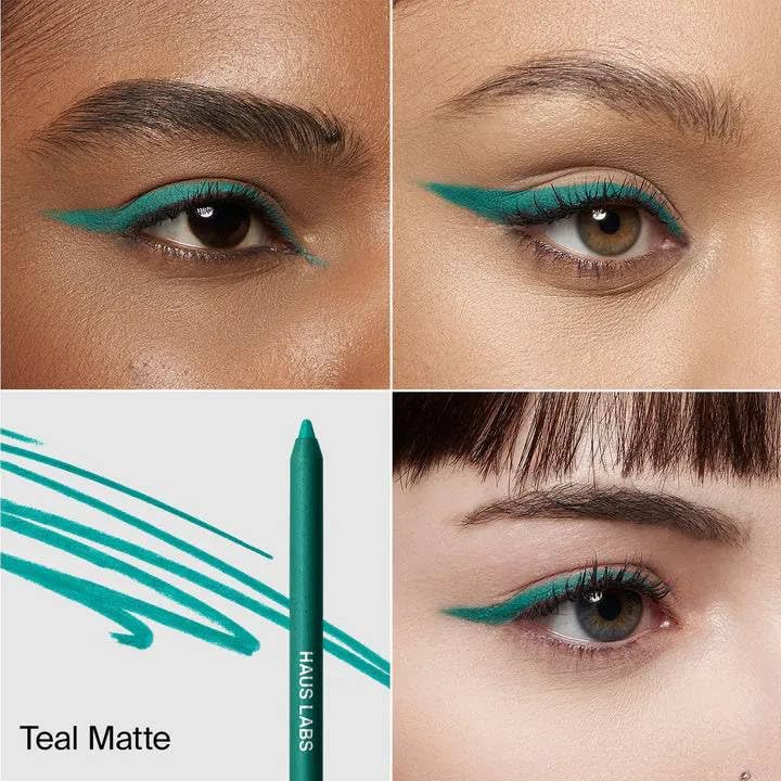HAUS LABS BY LADY GAGA Optic Intensity Eco Eyeliner - Teal Matte + Complimentary Sheet Face Masque HAUS LABS BY LADY GAGABuy Supplements Australia