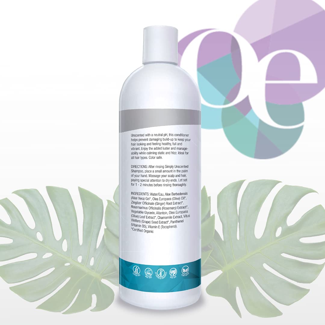 Organic Excellence Sulfate Free Conditioner - Fragrance, Gluten, Paraben Free, Color Safe. Organic Herb Extracts and Oils, Natural Hair Care for the Whole Family, 16 fl ounces (473 ml) Organic ExcellenceBuy Supplements Australia