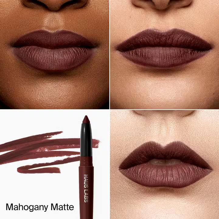 HAUS LABS BY LADY GAGA Le Monster Lip Crayon - Mahogany Matte & ENTEL Aloe vera Sheet Masque (BONUS) HAUS LABS BY LADY GAGABuy Supplements Australia