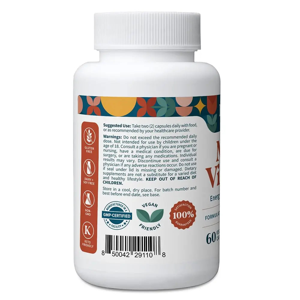 Pattern Wellness Multivitamin for Men & Women – Vitamin A, B, C, D, E – Supports Energy & Wellness – Whole Body Health Pattern Wellness