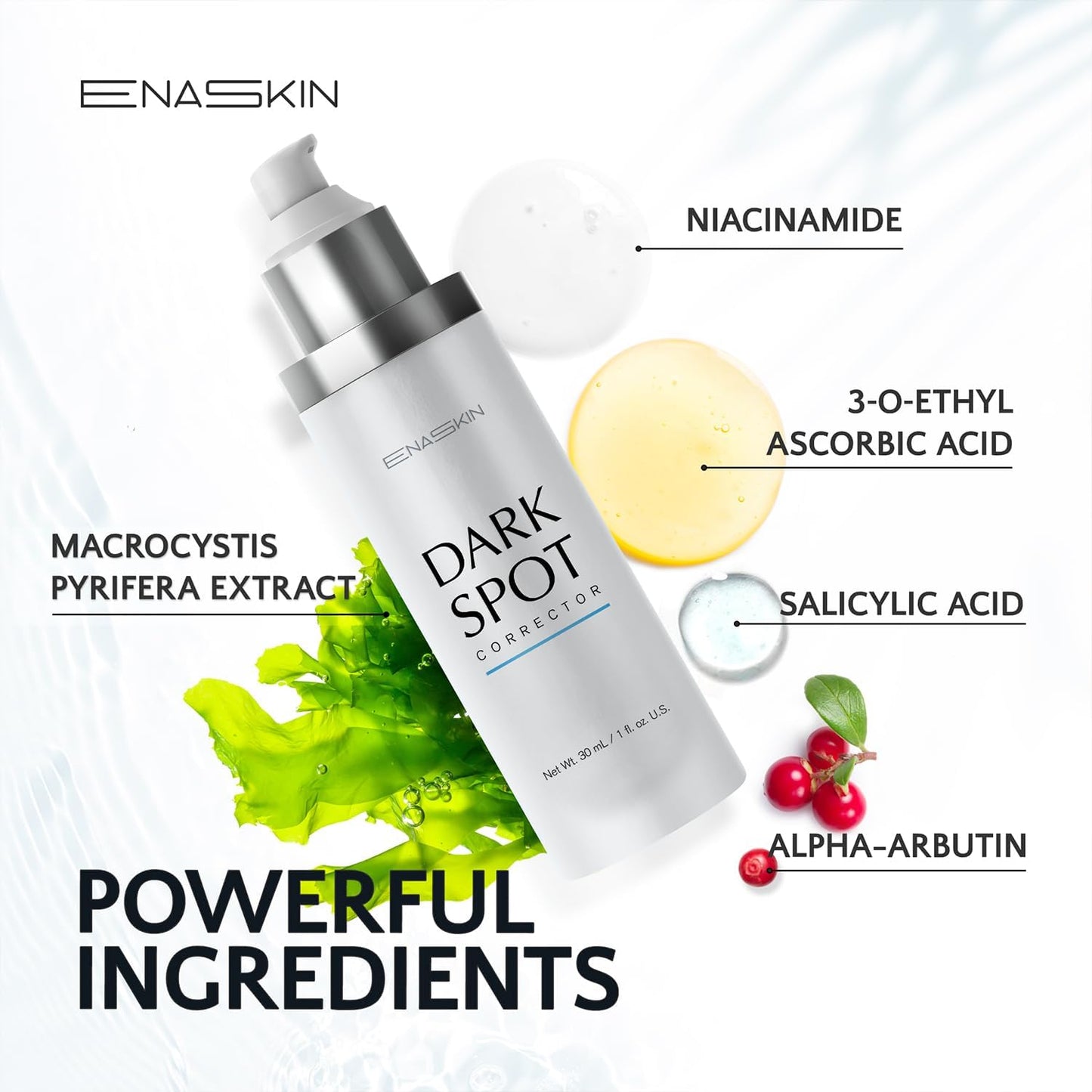 EnaSkin Dark Spot Remover for Face and Body: Advanced Formula Spot Corrector Cream to Fade Age Spots, Sun Spots, Freckles