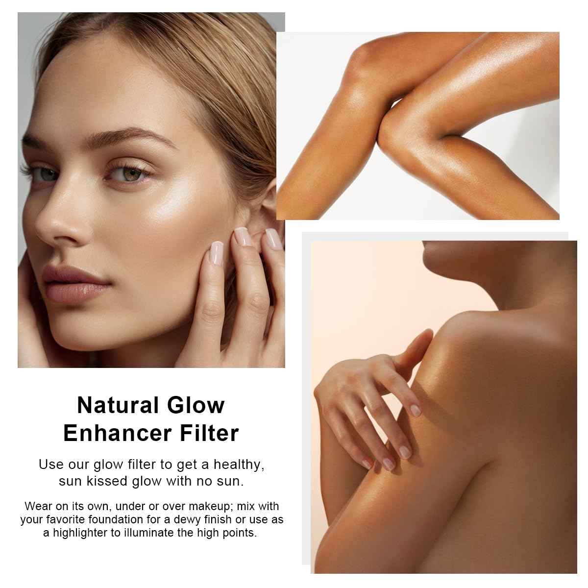 PHOERA Skin Glow Tint Foundation,Natural Radiant Flawless Filter Effect Silk Perfect Illuminating Foundation. (03 Medium) MeifenBuy Supplements Australia