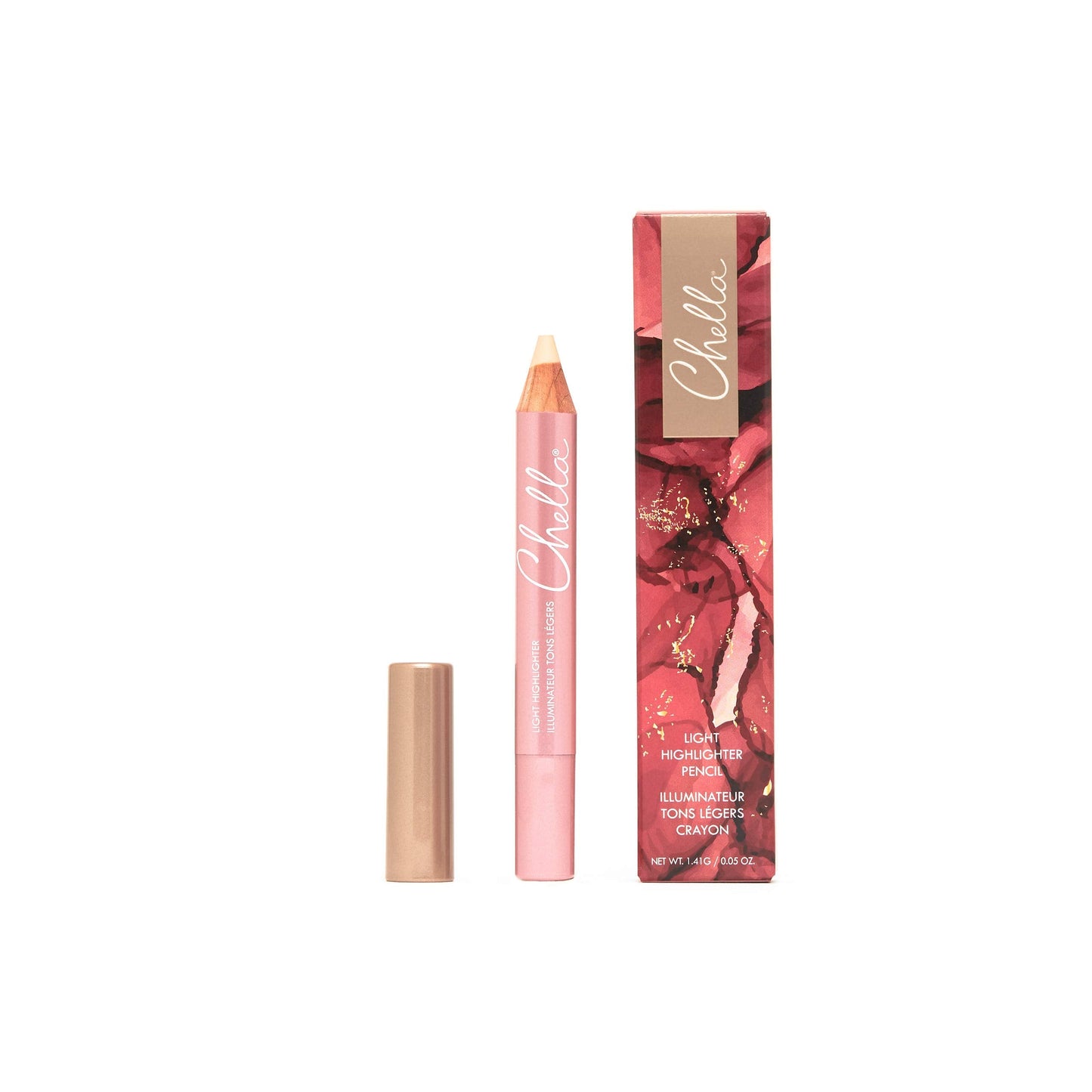 Chella Highlighter Makeup Pencil - Vegan, Cruelty Free, Paraben Free, Gluten Free - Use as a Highlighter, Concealer and Under Eye Liner (Light Matte) ChellaBuy Supplements Australia