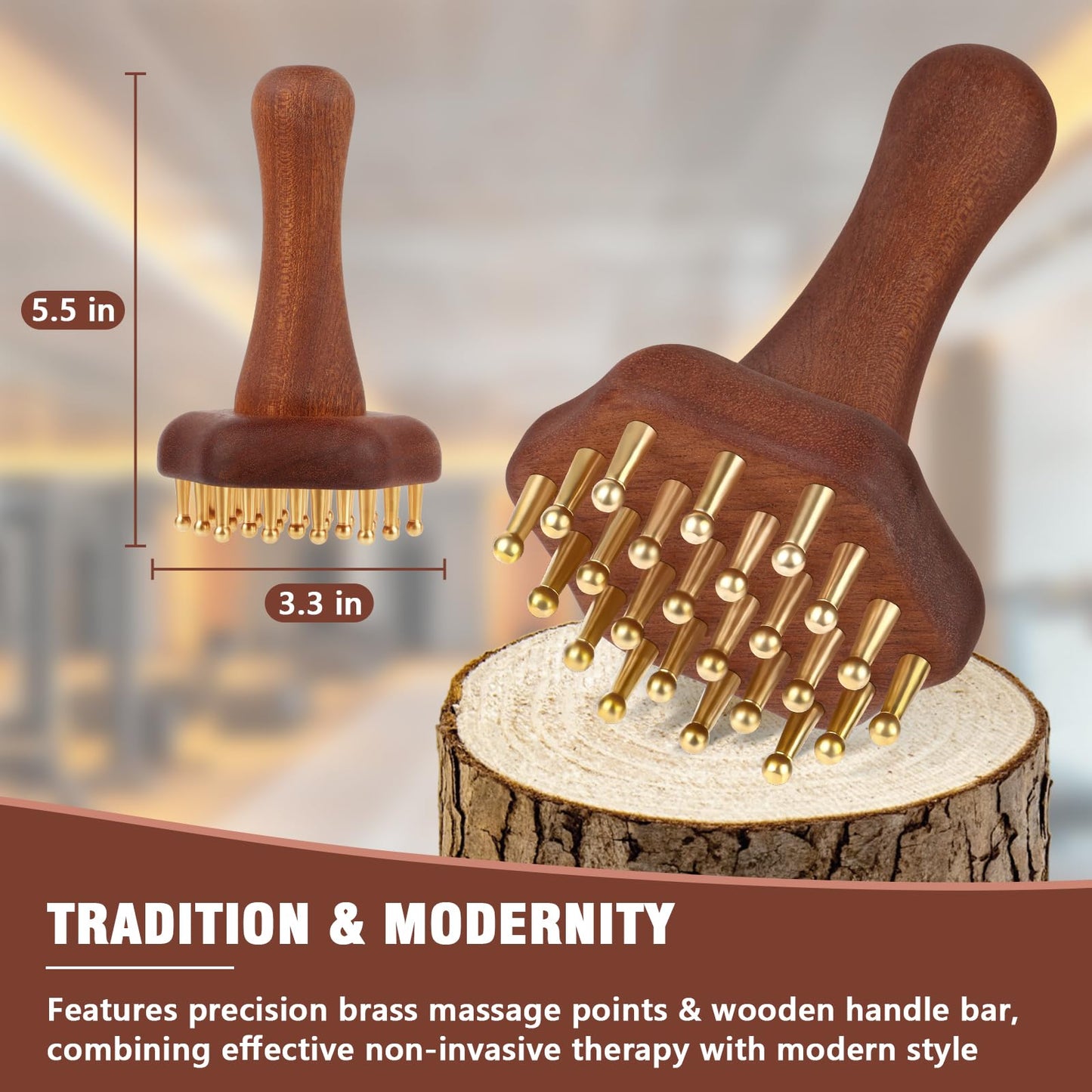KintKita Wood Therapy Massage Tools,Lymphatic Drainage Massager Helps Reduce Cellulite for Belly Arms & Legs, Anti Cellulite Massager Body Sculpting Tools for Body Contouring & Muscle Relief KintKita buy supplements Au
