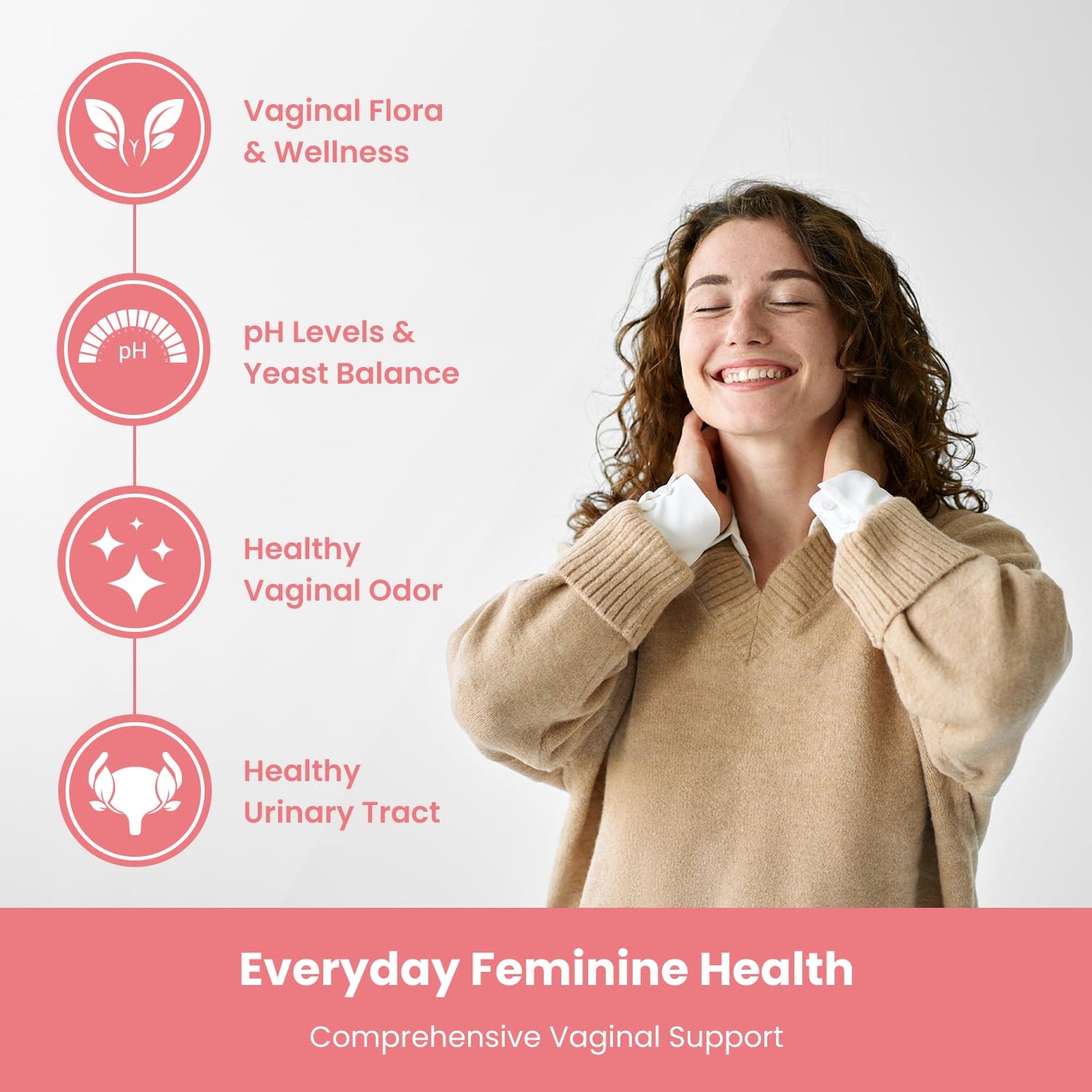 Vaginal Probiotics for Women pH Balance | 50 Billion CFU Womens Probiotic + Cranberry Pills for Vaginal Health, Healthy Odor, Yeast, Urinary Tract | Vegan Women's Probiotics and Prebiotics Supplement Mother's Promise buy supplements Au