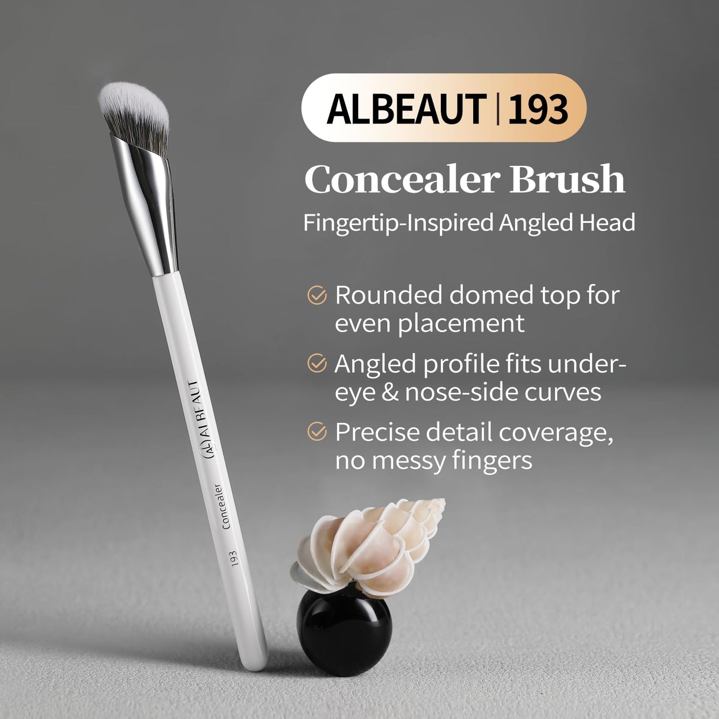 Albeaut Concealer Brush, Angled Under Eye Makeup Small Foundation Precision Face Blending Brush (193 concealer brush) ALBEAUTBuy Supplements Australia