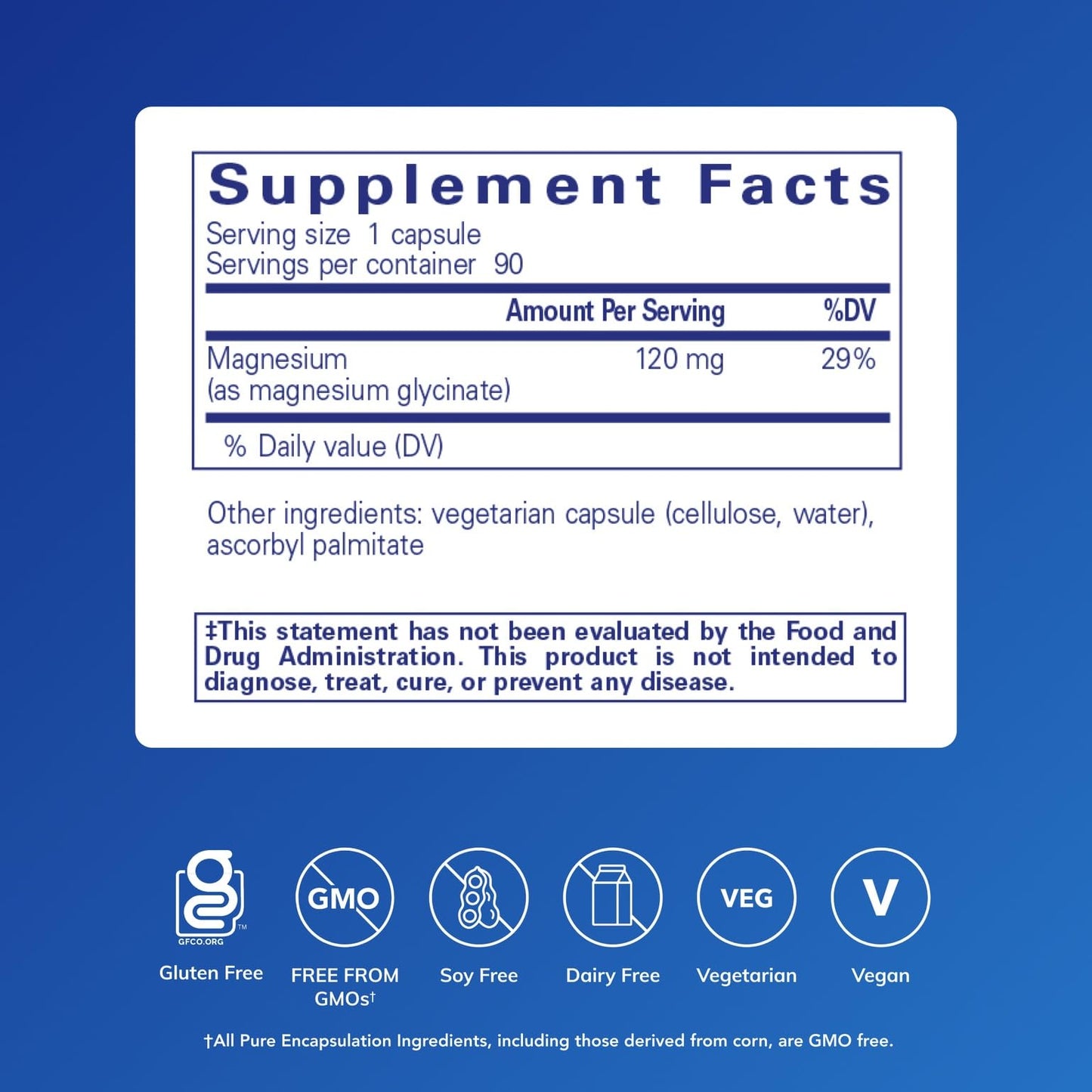 Pure Encapsulations Magnesium (Glycinate) - Supplement to Support Stress Relief, Sleep, Heart Health, Nerves, Muscles, and Metabolism