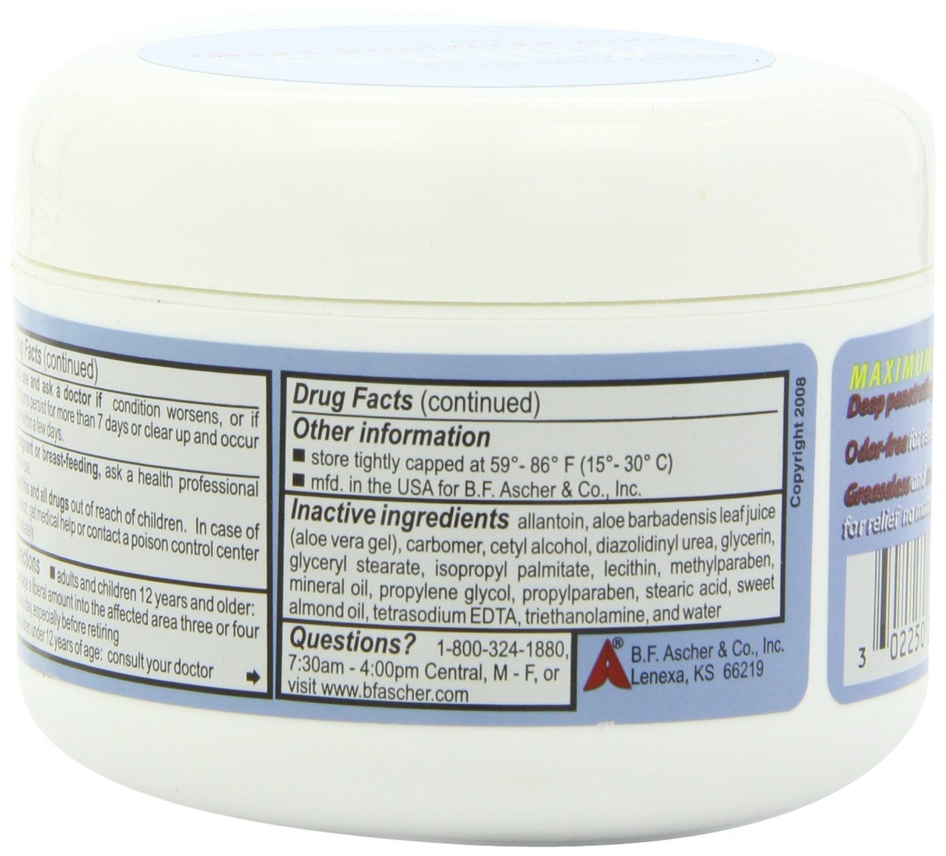Mobisyl Pain Relieving Creme with Soothing Aloe Vera, 8 Ounce (Pack of 3) MobisylBuy Supplements Australia