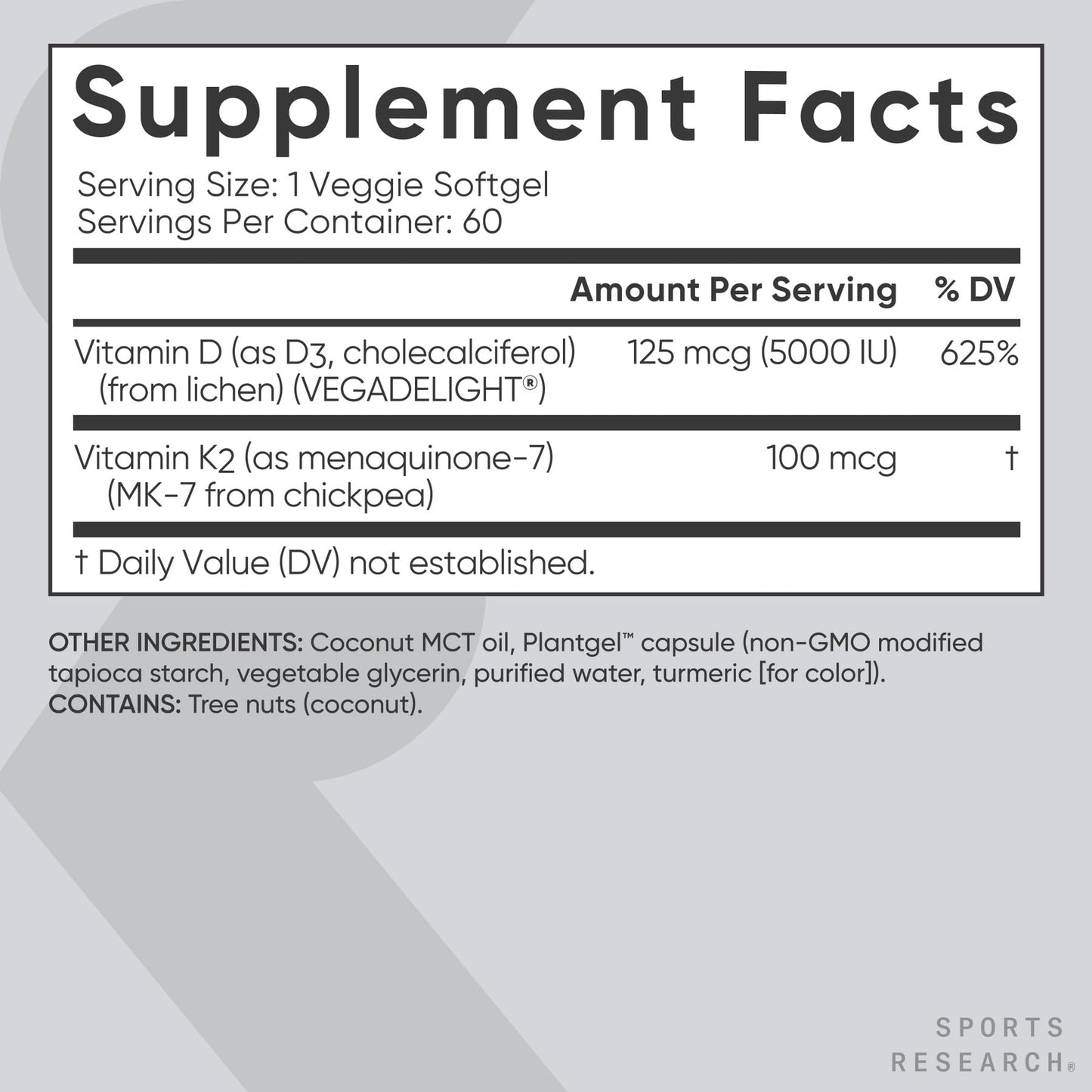 Sports Research® 2-in-1 Pack - Total Omega-3 Fish Oil 2200mg - 960mg of EPA & DHA, and Vitamin D3 5000iu + K2 100mcg Sports Research buy supplements Au