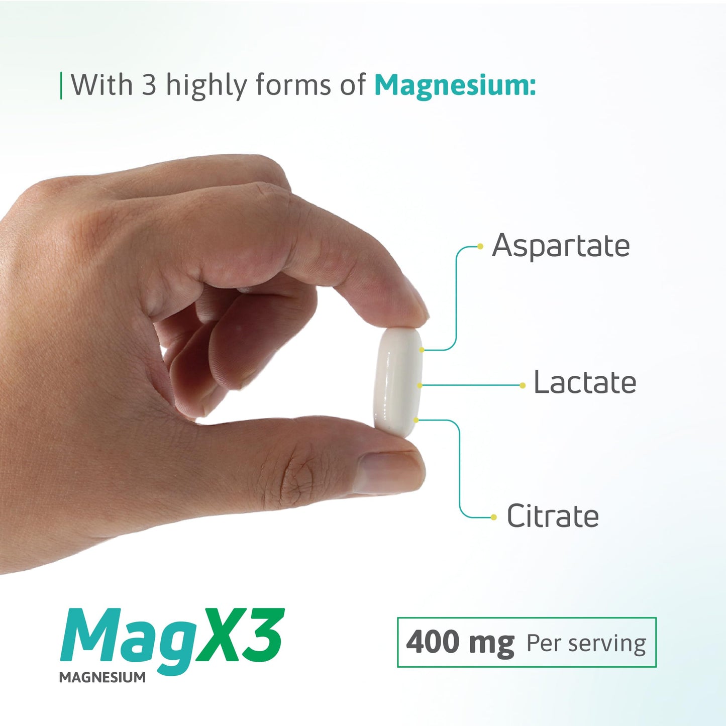 Magnesium Citrate Complex 400 mg – Triple Magnesium with Citrate, Aspartate & Lactate – High Absorption – 100 Softgels Nutra Nutrition buy supplements Au