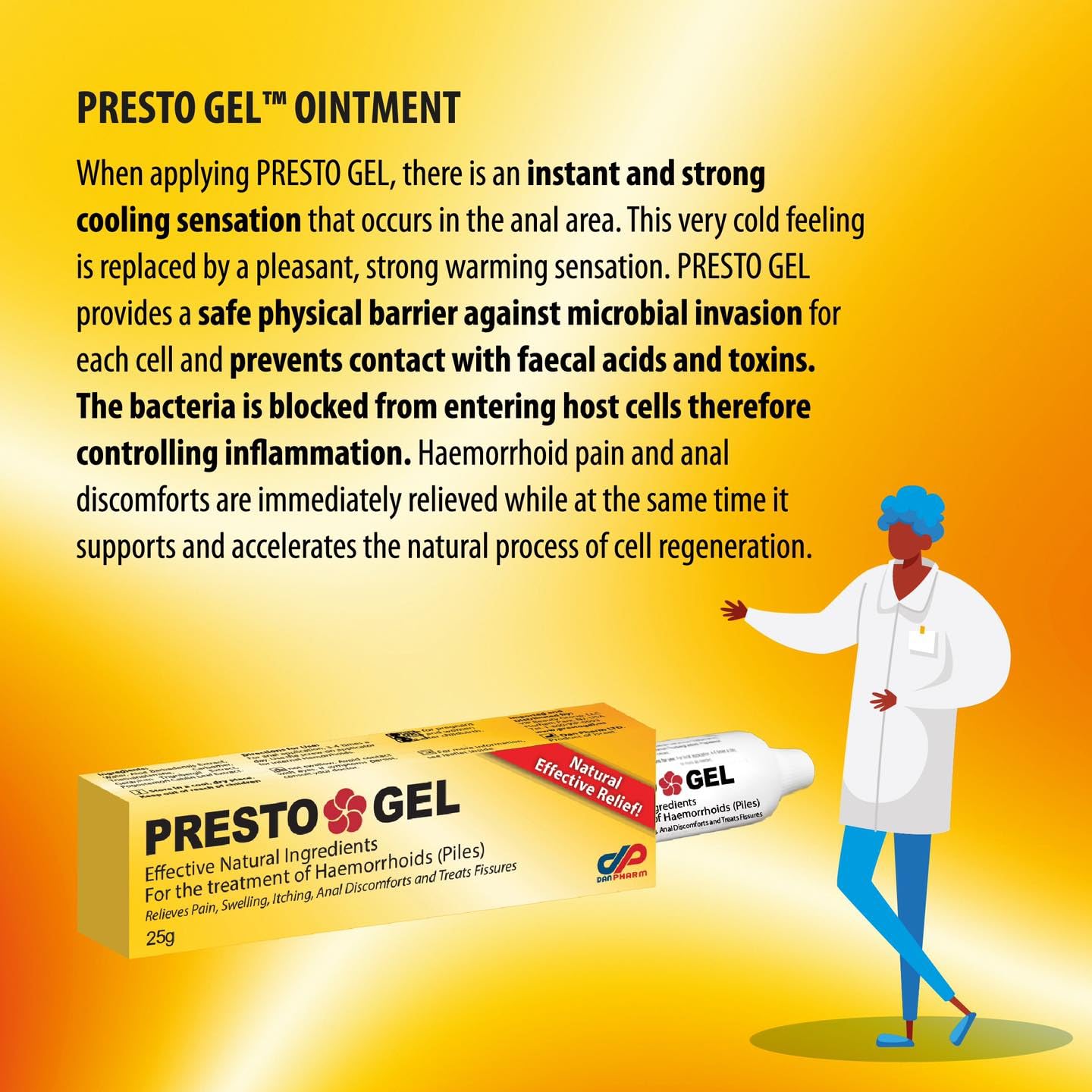 DR. SCHAVIT Presto Gel for Internal and External Hemorrhoids (Piles). A Natural Hemorrhoid Treatment Hemorrhoid Cream. Immediate Relief 25gr DR. SCHAVITBuy Supplements Australia