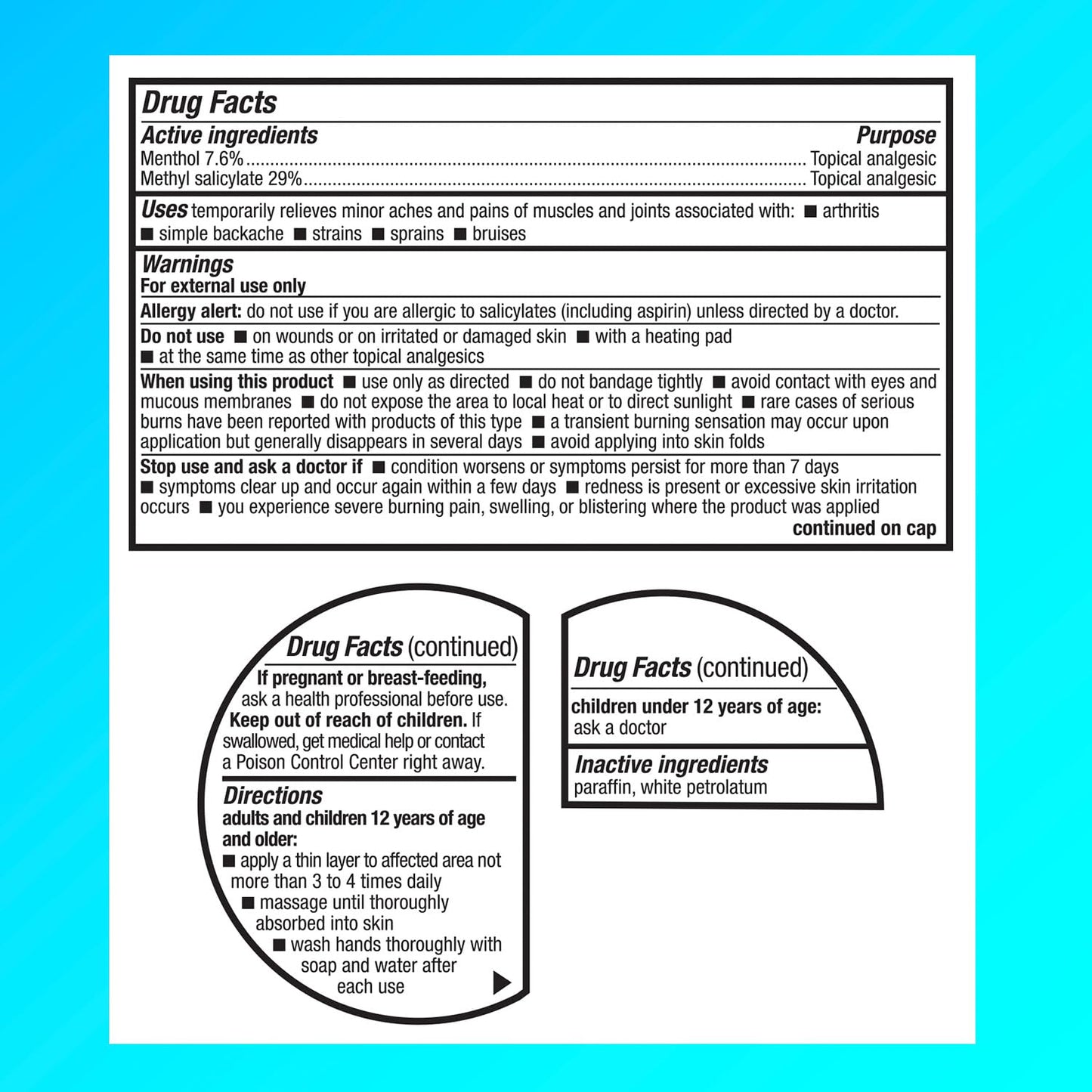 Icy Hot Original Pain Relieving Balm 3.5 oz (pack of 4) Icy HotBuy Supplements Australia