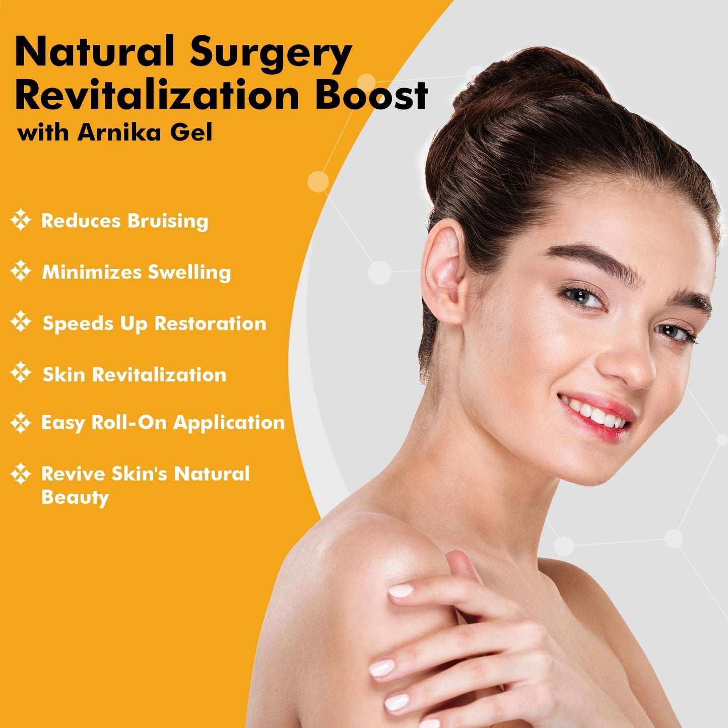 DermAvance Arnika Forte Topical Roll-On, Arnica Gel for Bruising and Swelling After Surgery, Easy-to-Use Arnica Gel Topical for Post-Surgical Care and Sports Injuries, Clear, 10 ml DermAvanceBuy Supplements Australia