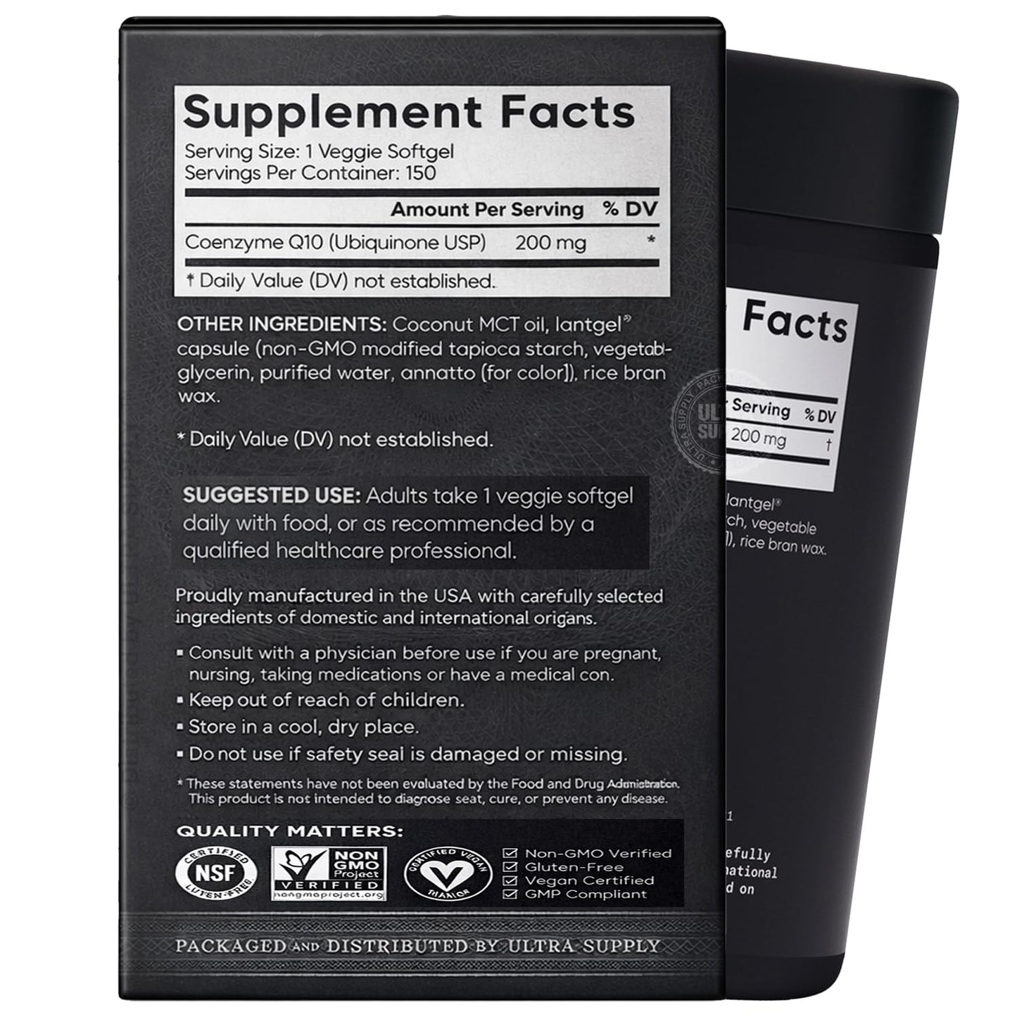 Sports_Researchs CoQ10 200mg Softgels with MCT Oil, 150 Ct Value Pack Generic buy supplements Au