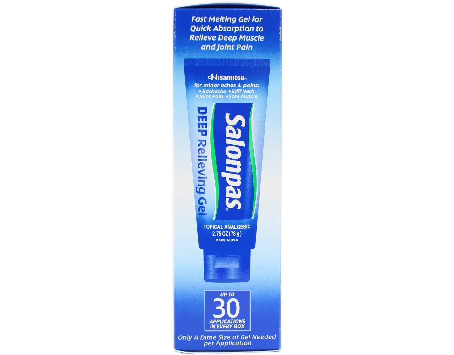 Salonpas Deep Pain Relieving Gel, 2.75 Oz (Pack of 2) SalonpasBuy Supplements Australia