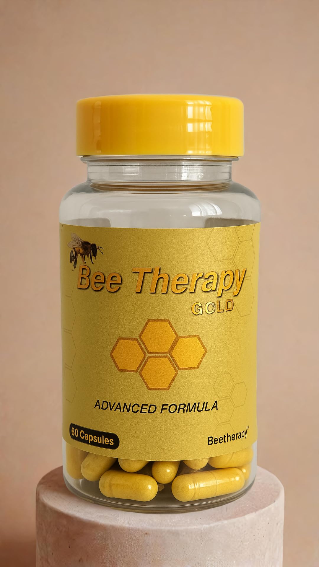 Natural Supplement - Bee Therapy Gold Venom Apitoxin Manuka Honey - Supports Inflammation & Mobility - Neck and Backache - Supports Joints & Muscles- Sprains, Bruises and Strains - Pack 1 60 Capsules Aus HealthcareBuy Supplements Australia