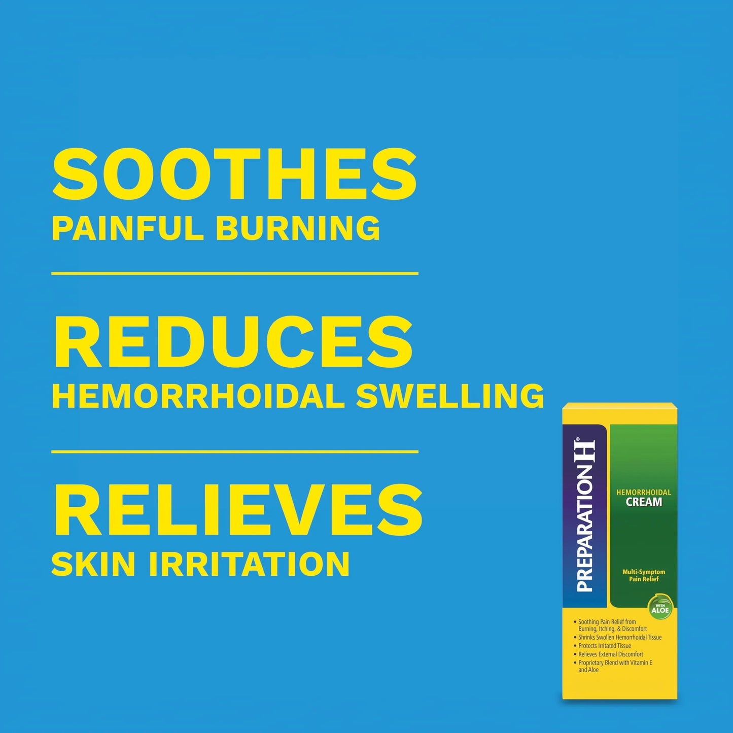 Preparation H Hemorrhoid Cream with Aloe for Multi-Symptom Relief - 1.8 Oz Tube Preparation HBuy Supplements Australia