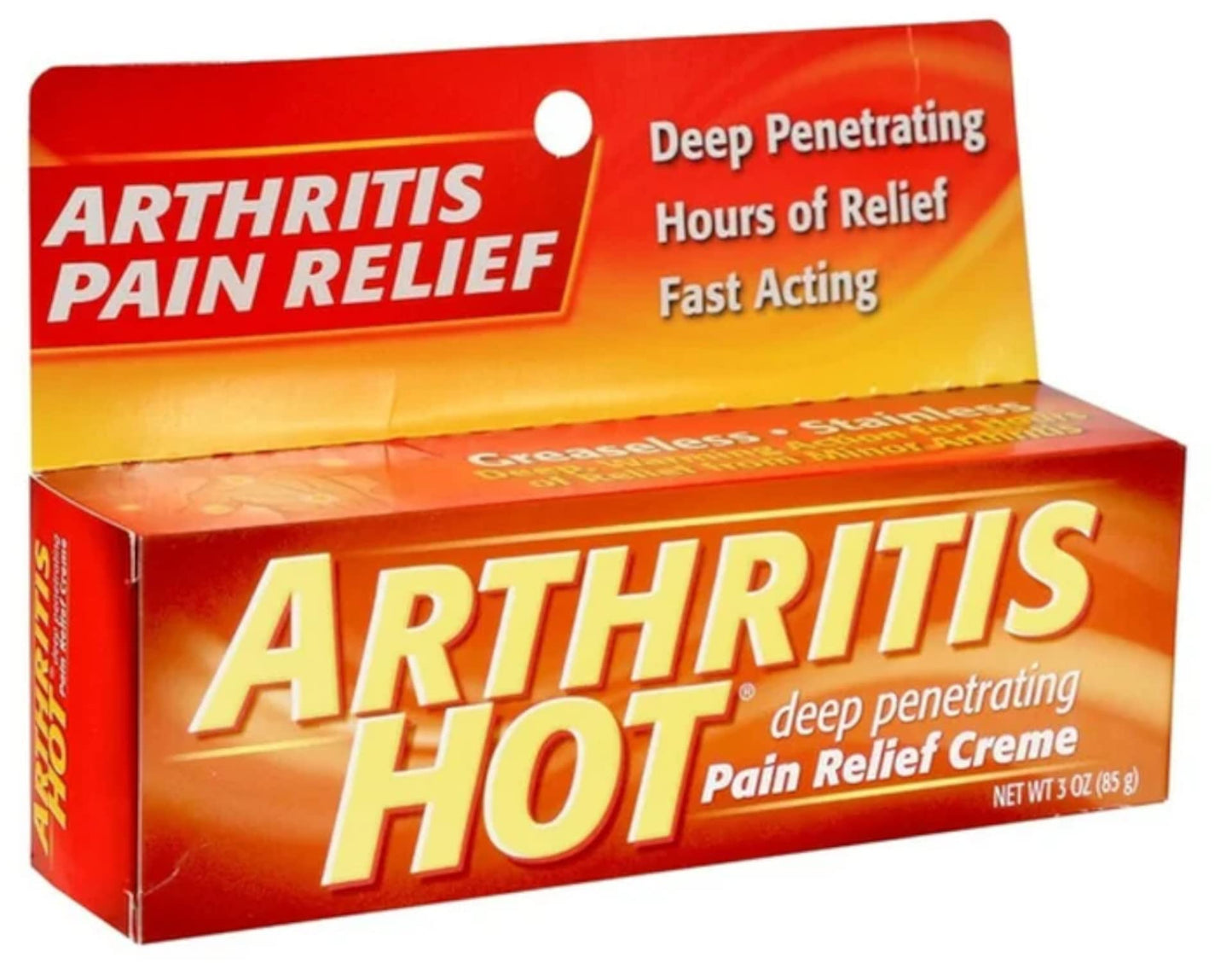 Arthritis Hot Pain Relief Creme 3 oz (Pack of 2) ChattemBuy Supplements Australia