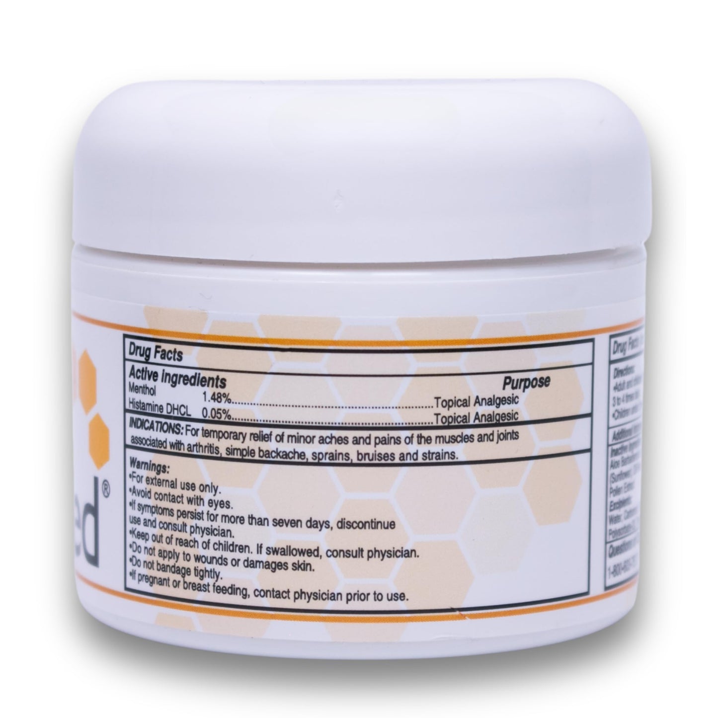 ABEE MED Extra Strength Joint & Muscle Relief Cream – Menthol Cooling & Warming Formula with Bee Pollen, Aloe & Chamomile – Fast-Absorbing Comfort Cream for Back, Knees & Muscles – 2 oz ABEE MEDBuy Supplements Australia
