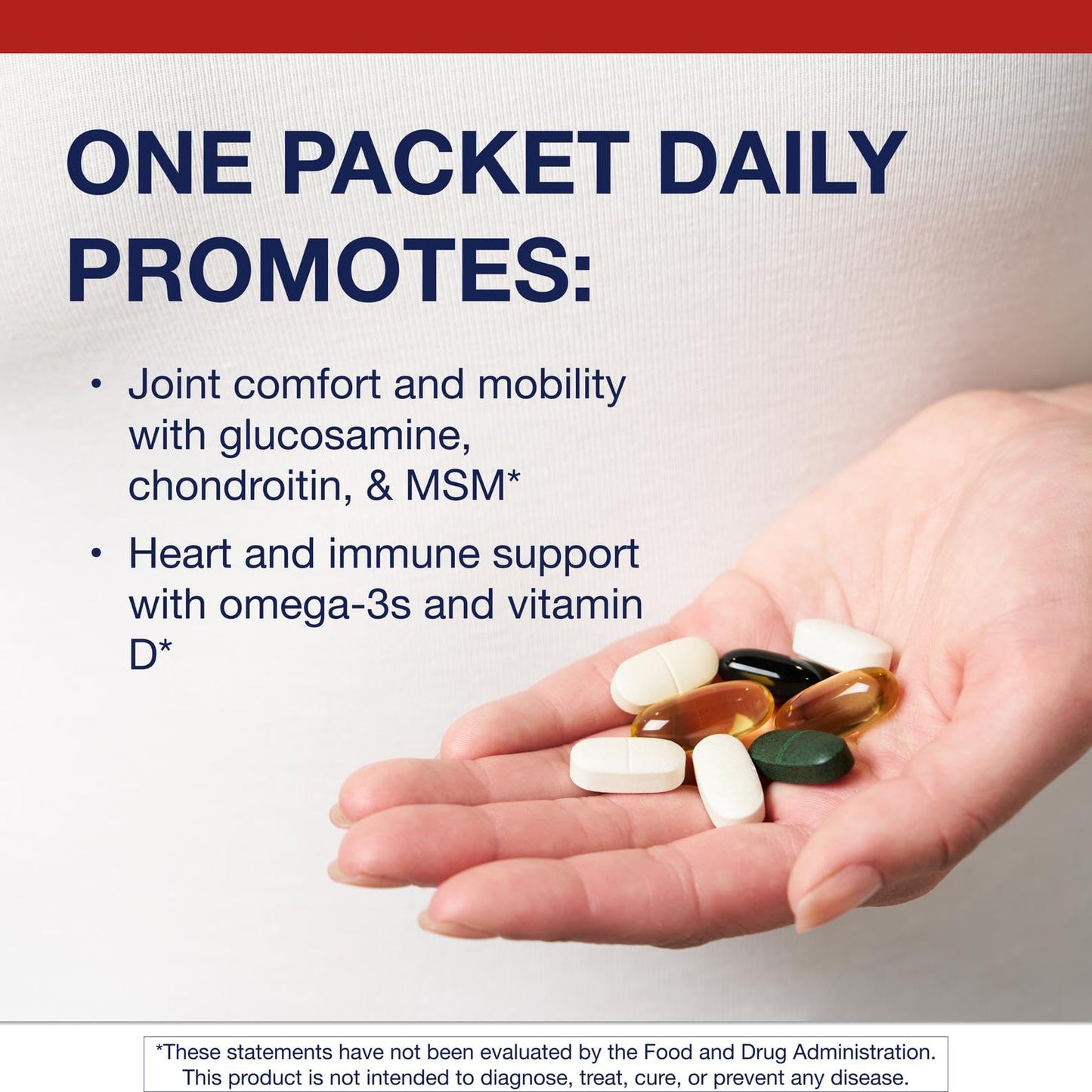 Metagenics Wellness Essentials Active Daily Packs - with Glucosamine, Chondroitin, MSM, Magnesium, Vitamin C & Omega-3* - Supports Mobility, Cartilage & Bone Health* - 30 Packets MetagenicsBuy Supplements Australia