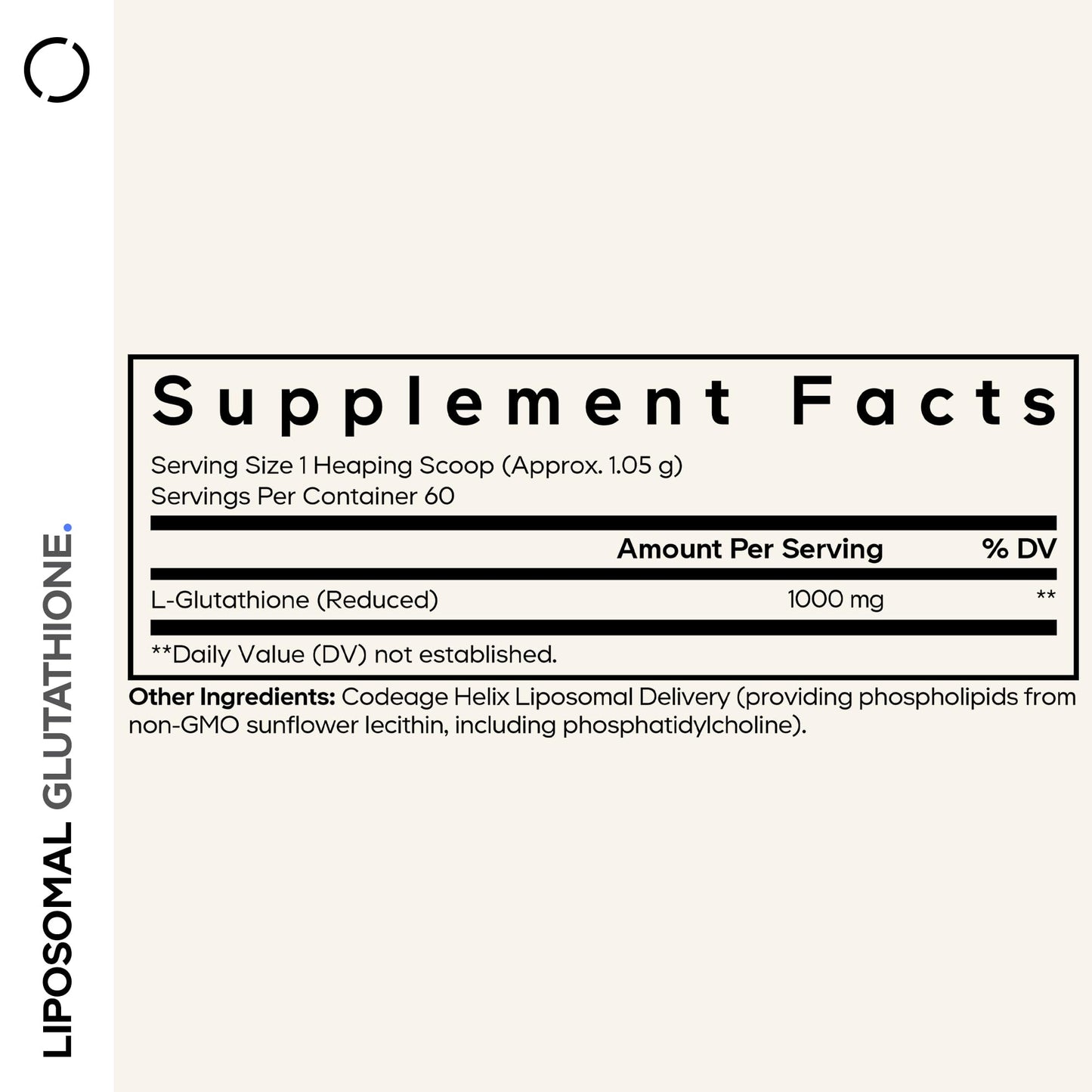 Codeage Liposomal Glutathione Powder - 1,000 mg Vegan Reduced L-Glutathione per Serving, Liposomal Delivery - 2-Month Supply - Unflavored - Phospholipid - Non-GMO Gluten-Free - 2.22 Oz CodeageBuy Supplements Australia