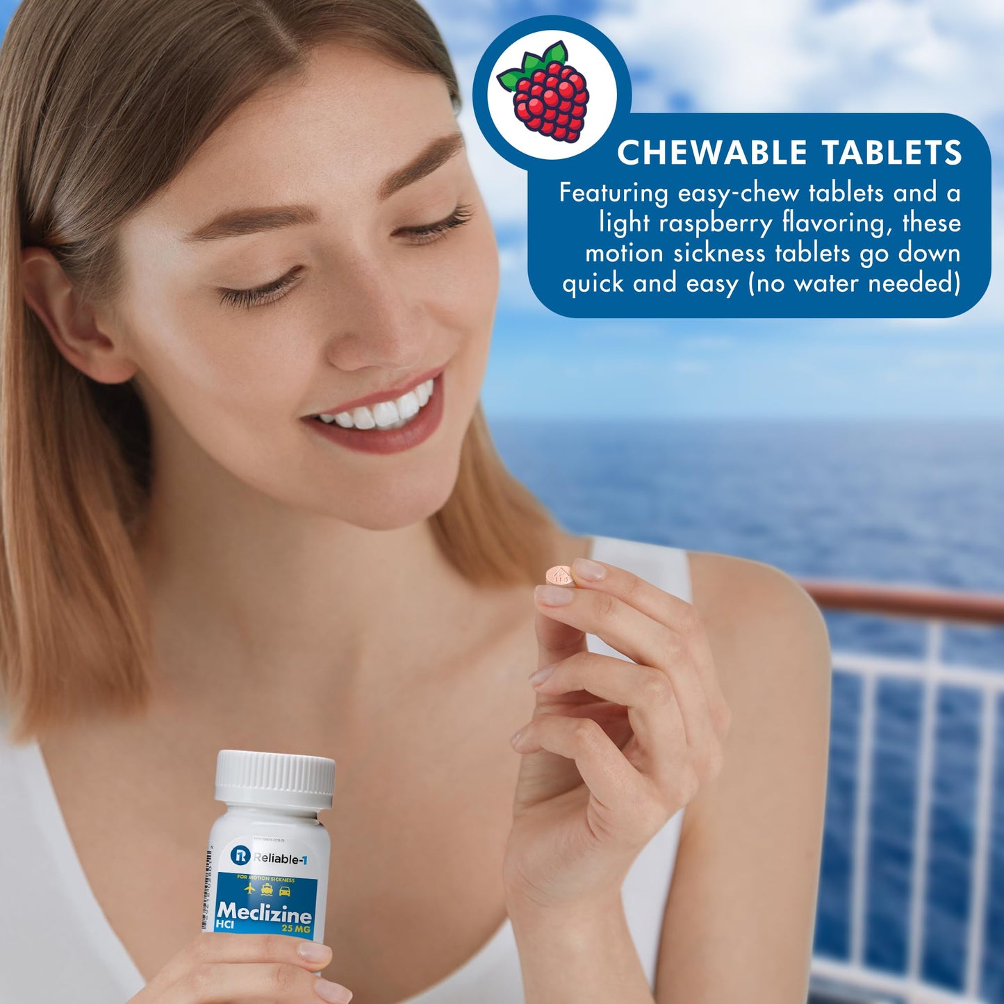 Reliable-1 Laboratories Meclizine HCL 25mg 100 Tablets (1 Bottle) Reliable-1 Laboratories buy supplements Au