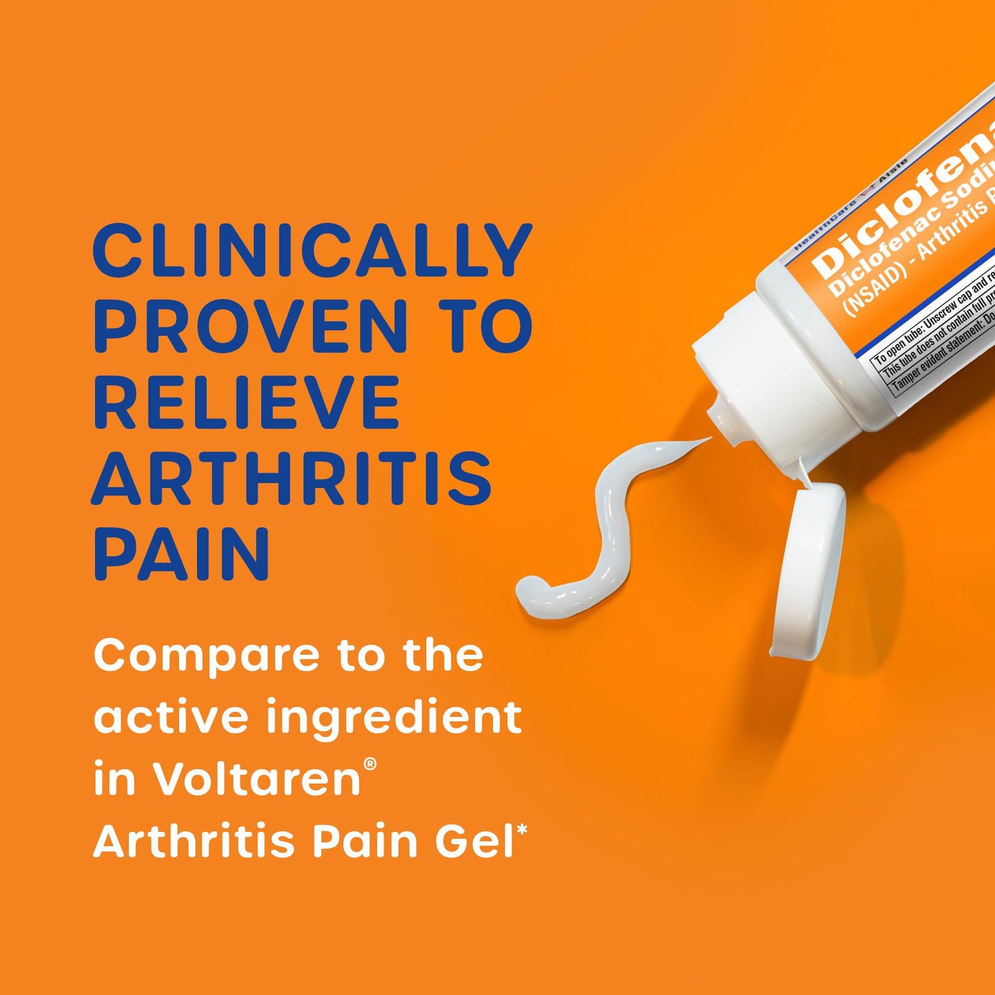 HealthCareAisle Diclofenac Gel, 1%, Arthritis Pain Relief - 150 g tube - Original Prescription Strength (NSAID) HealthCareAisleBuy Supplements Australia