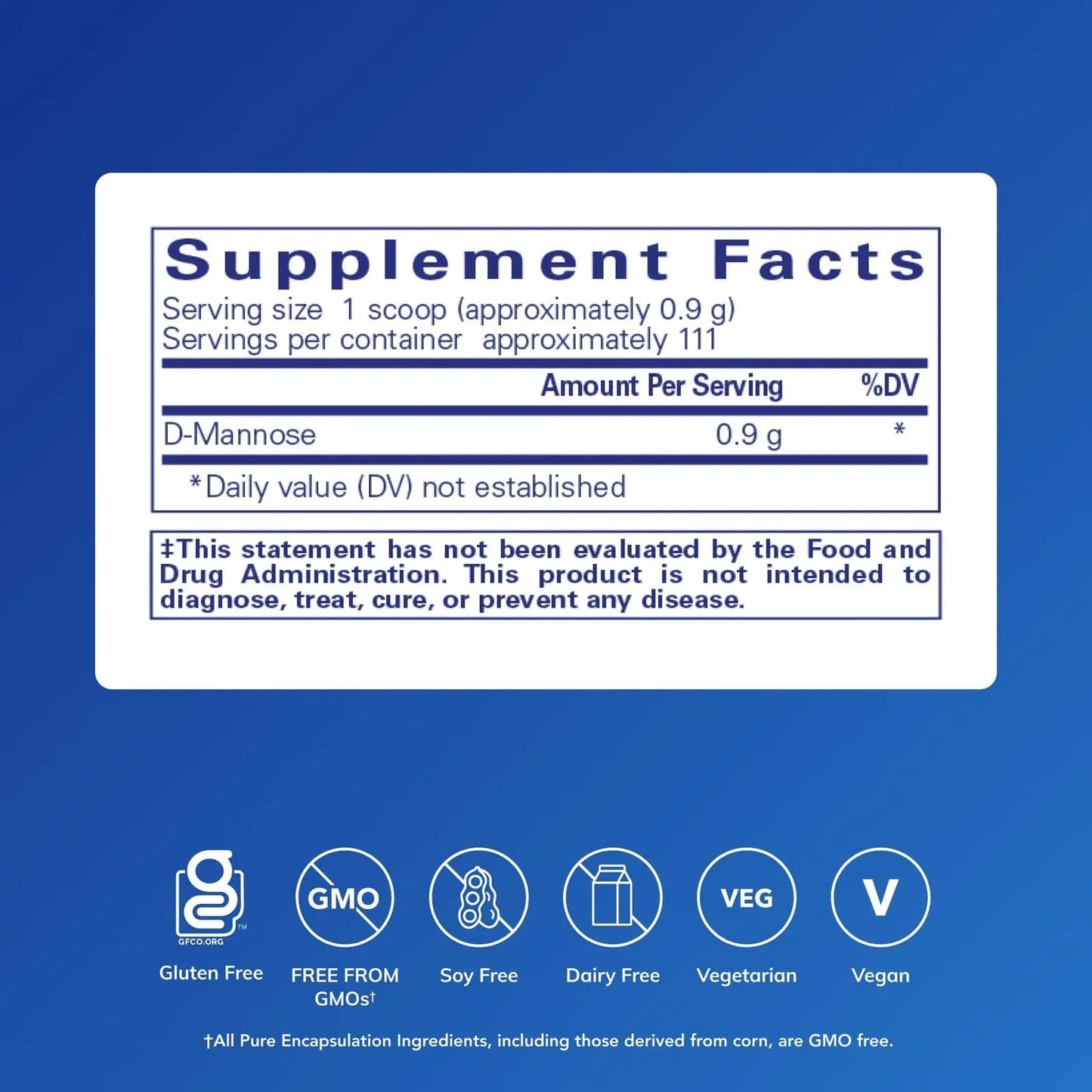 Pure Encapsulations D-Mannose Powder - for Urinary Tract Support - Urinary Tract Support & Bladder Health* - Easy Dissolve Powder - Non-GMO & Vegan - 3.5 oz Pure EncapsulationsBuy Supplements Australia