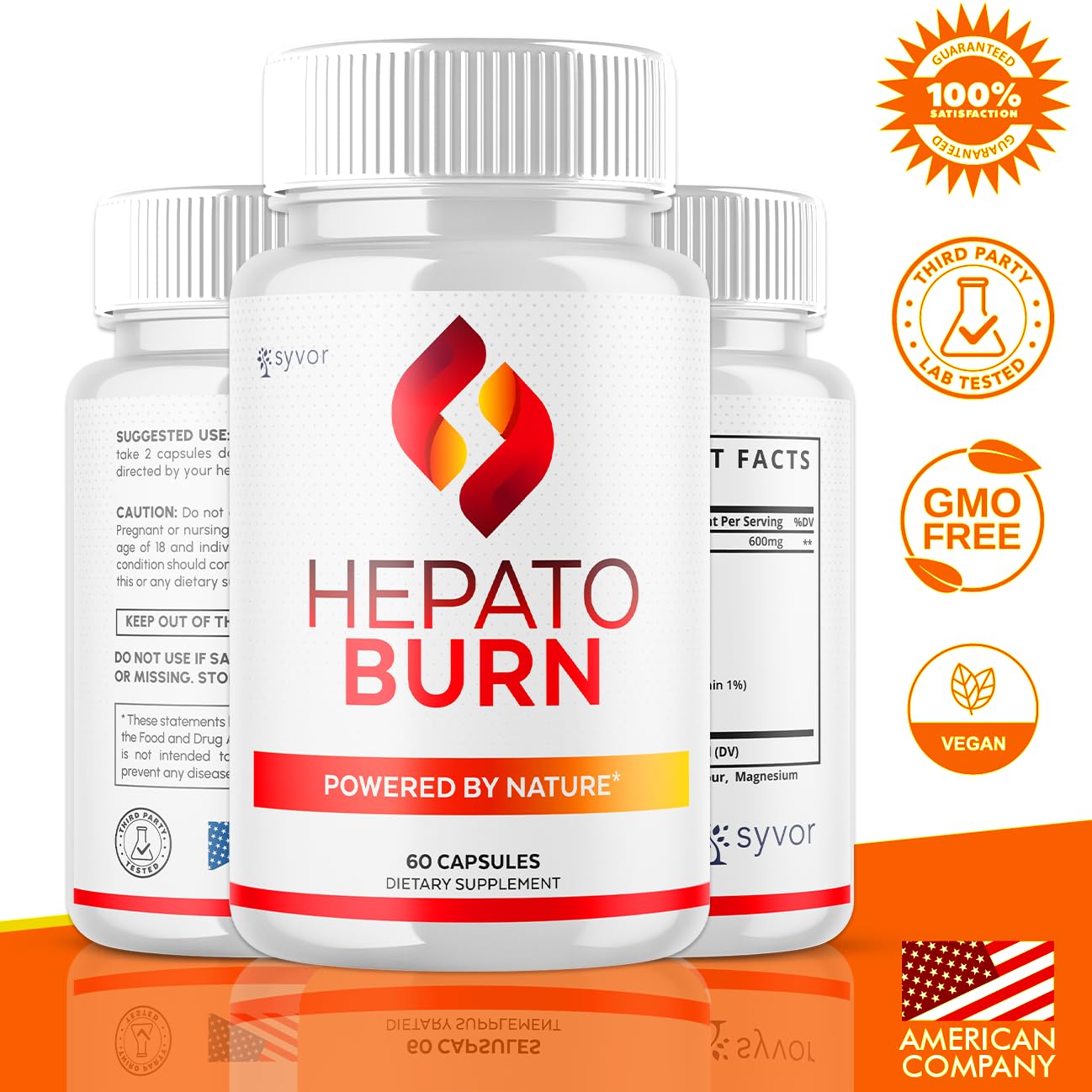 (3 Pack) Hepato Burn Capsules, Official Hepato Burn Pills with All Natural Premium Ingredients, Hepatoburn Energy and Fitness Vitamin Supplement, Hepatoburn Lifestyle Powered by Nature (180 Capsules) Syvor buy supplements Au