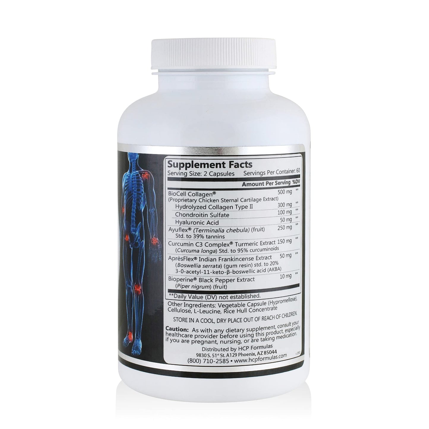 HCP Formulas - Synovera - Joint Support Complex with Turmeric Extract & Collagen - Mobility & Flexibility - Healthy Joints, Tendon, Ligament, and Synovial Tissue - Dietary Supplement - 120 Caps HCP FormulasBuy Supplements Australia