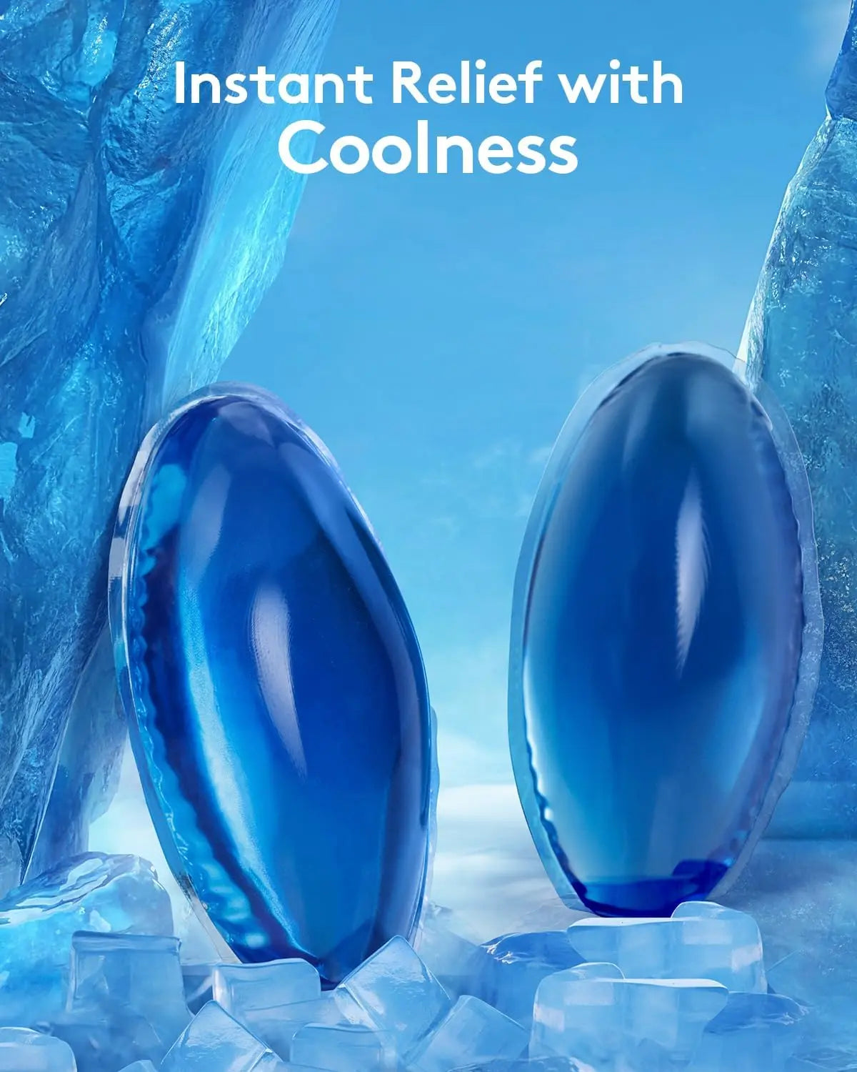 nalax Hemorrhoid Ice Pack 2 Pack – Ultra-Soft Reusable Cooling Gel Pads for Fast Relief, FSA-HSA Eligible Cold Therapy for Hemorrhoid Sufferers & Postpartum Moms, Includes 2 Storage Cases nalaxBuy Supplements Australia