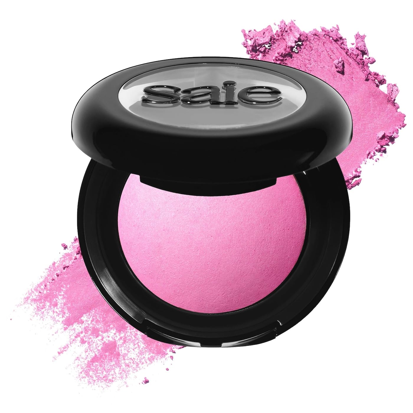 Saie Blush & Brush Duo - SuperSuede Baked Blush in Bella (.01 oz) & Powder Blush Brush - Talc-Free, Moisturizing Blush with Vegan, Fluffy Brush for Seamless Application SaieBuy Supplements Australia