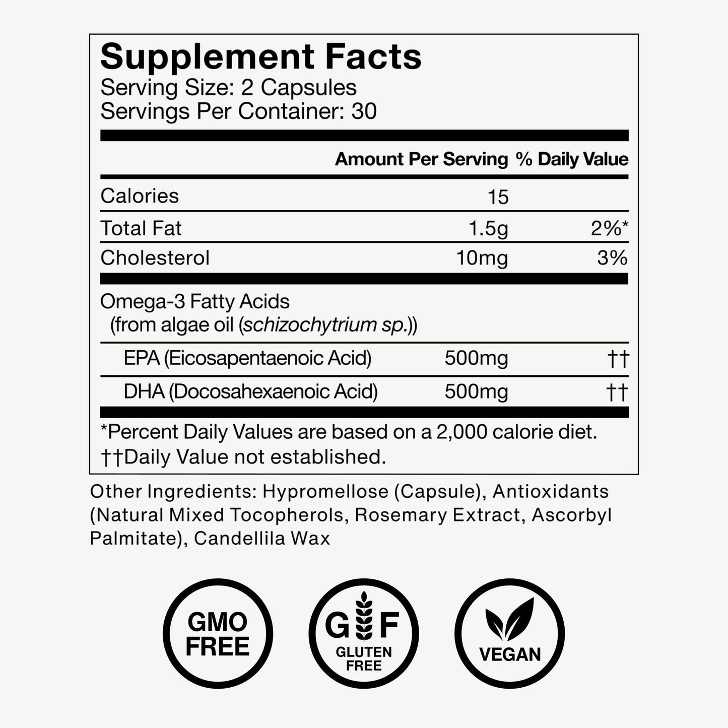 Momentous Vegan Omega-3 - Plant-Based EPA & DHA Supplement for Men & Women - Sourced from Algae Oil - Supports Heart, Joint, & Brain Health - NSF Certified for Sport - 1,000 mg - 30 Servings Momentous buy supplements Au