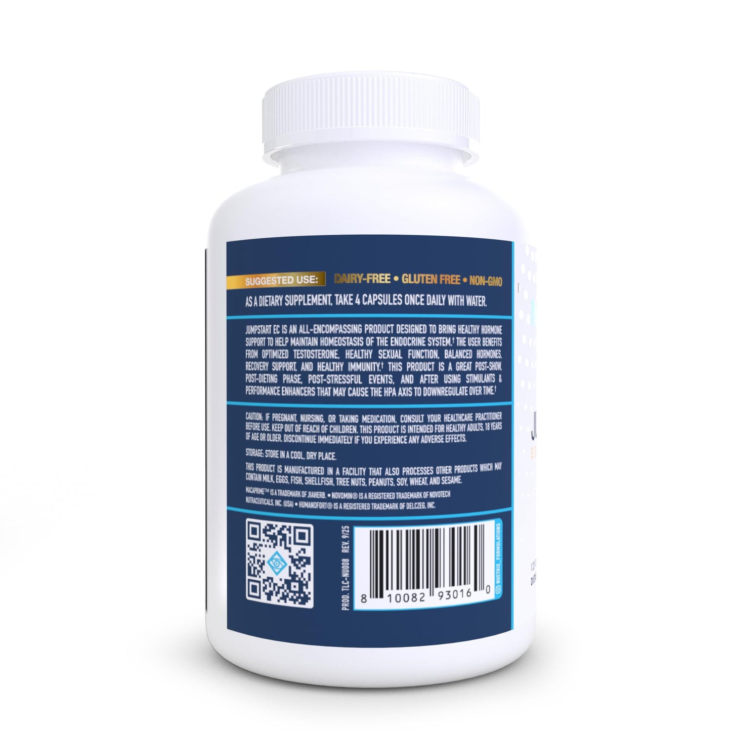 NuEthix Formulations Jumpstart EC, Endocrine System Homeostasis Dietary Supplement, 120 Capsules NuEthix FormulationsBuy Supplements Australia