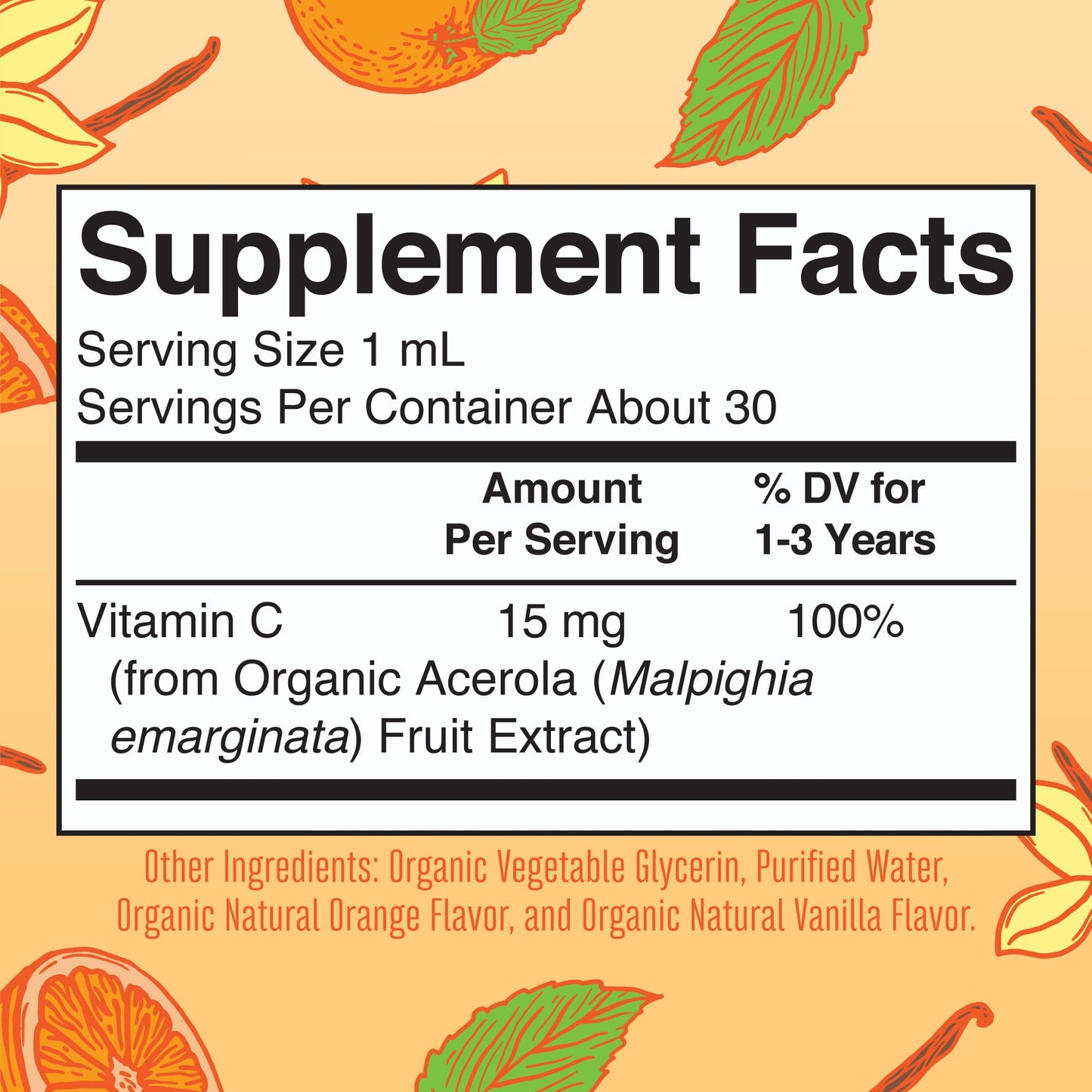 MARYRUTH'S Organic Toddler Vitamin C Drops for Immunity | Ages 1-3 Years | 15 mg Per Serving | Vitamin C for Immune Support & Overall Health | Vegan | Sugar Free