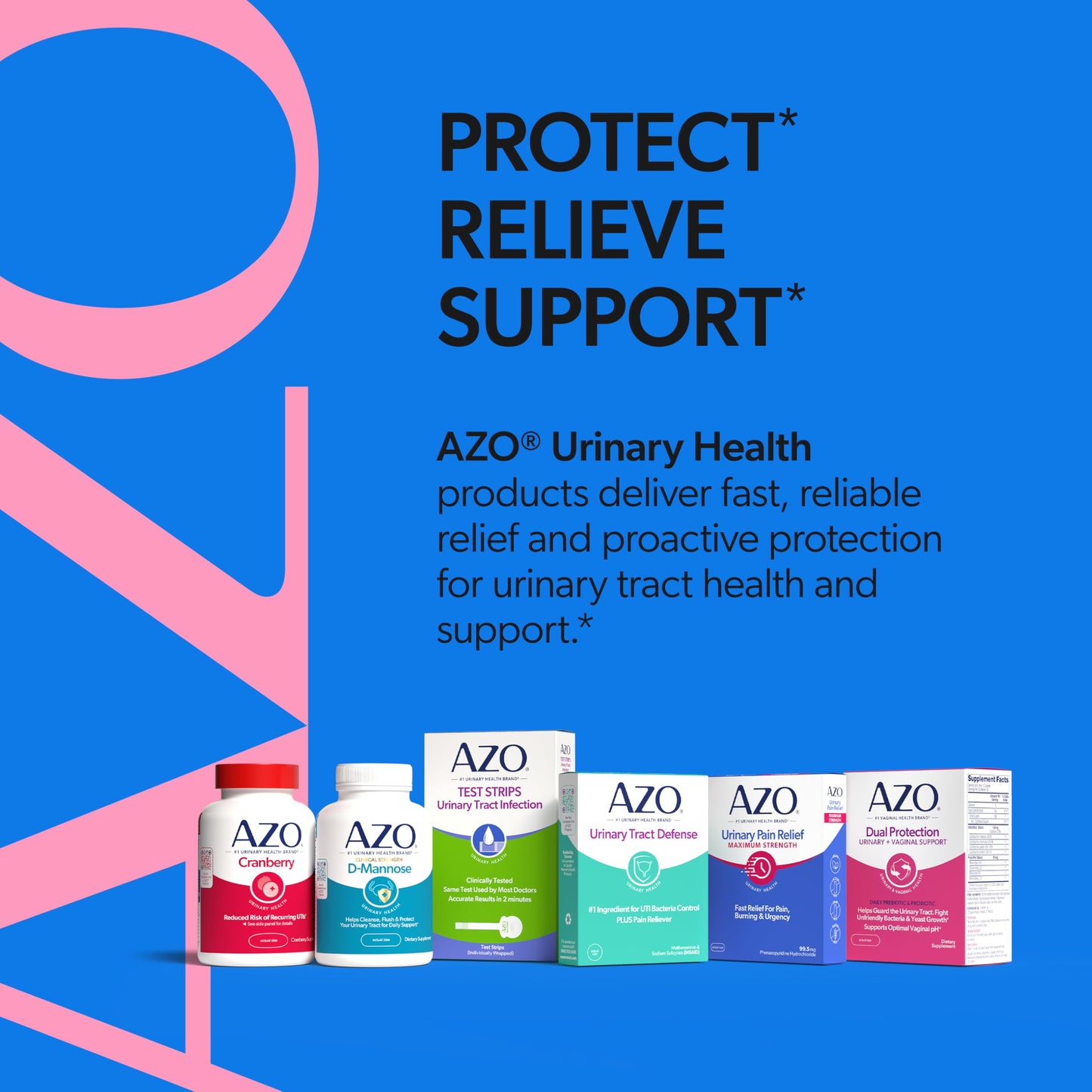 Azo Urinary Pain Relief Maximum Strength, Fast Relief Of Uti Pain, Burning & Urgency, Targets Source Of Pain, #1 Most Trusted Brand, 24 Tablets AZO buy supplements Au