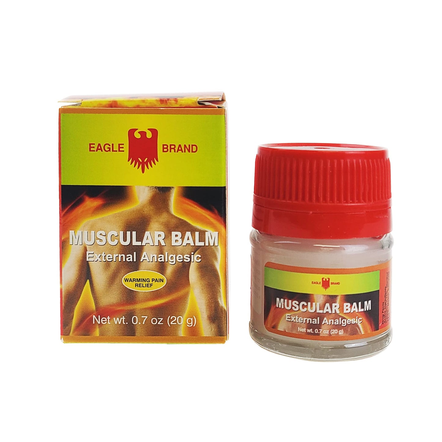 Eagle Brand Muscular Balm, External Analgesic, Warming Pain Relief, 0.7oz x 3, (Pack of 3) GenericBuy Supplements Australia