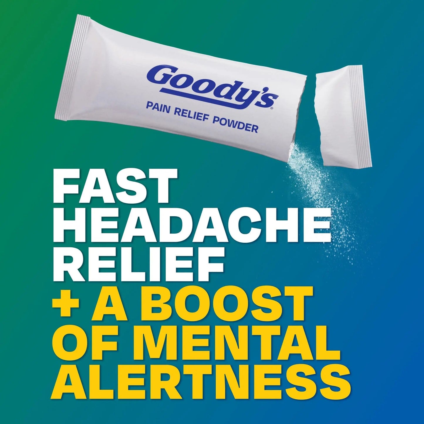 Goody’s Headache Relief Plus Mental Alertness Powder, with Aspirin and Caffeine, Strawberry Citrus Flavor, 16 Count Goody'sBuy Supplements Australia