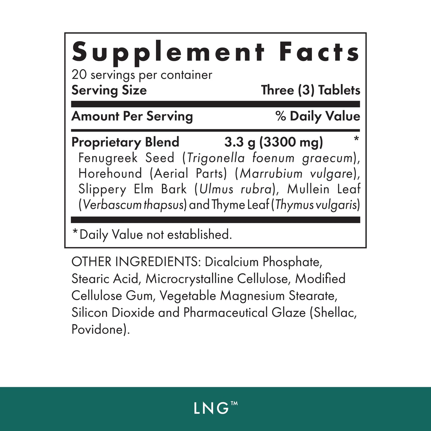 Michael's Health Naturopathic Programs LNG - 60 Vegetarian Tablets - Herbs for Lung and Respiratory Support - Kosher - 20 Servings MICHAEL'SBuy Supplements Australia